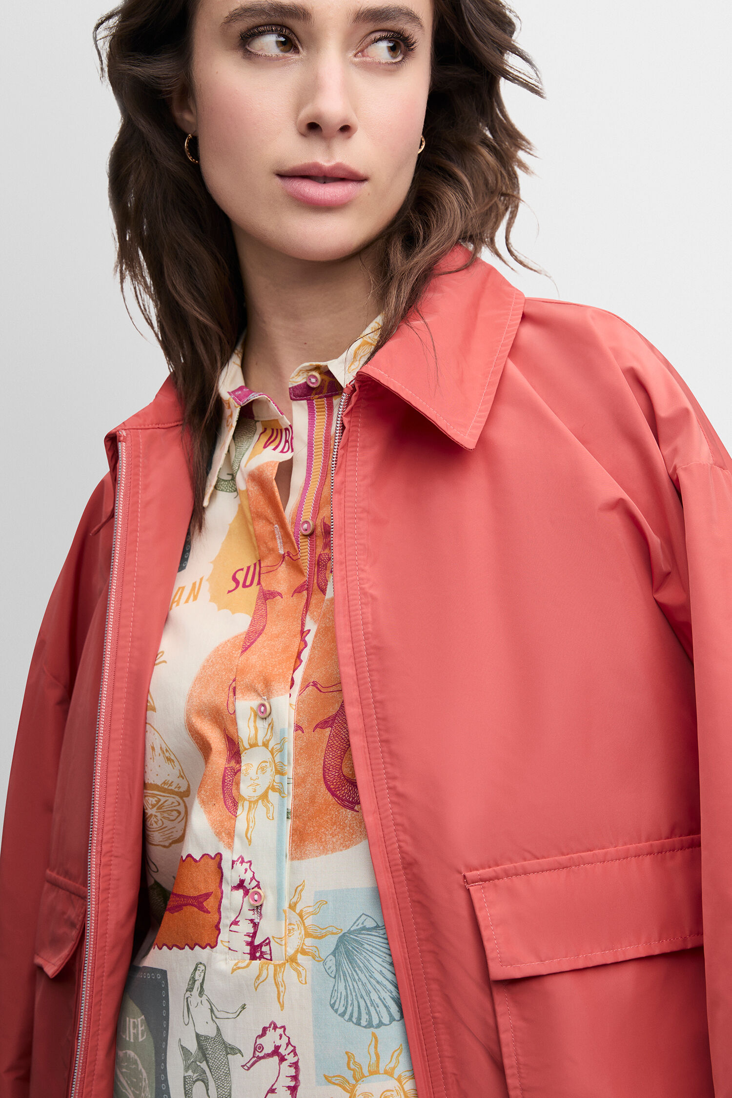 Mantel, Jacke, Erwachsener, Person, Frau