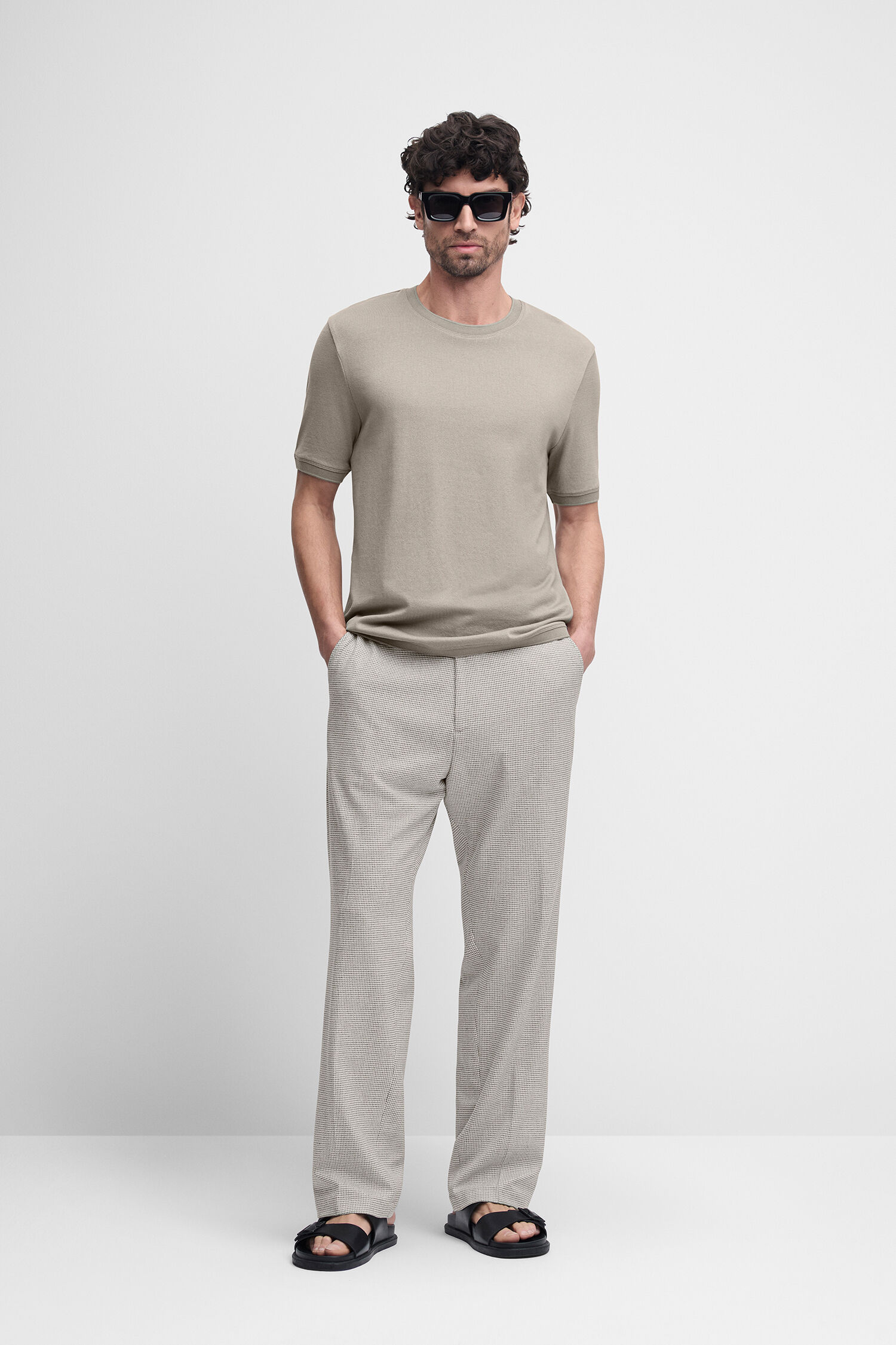 Leinen, Hosen, Sonnenbrille, Mann, Person