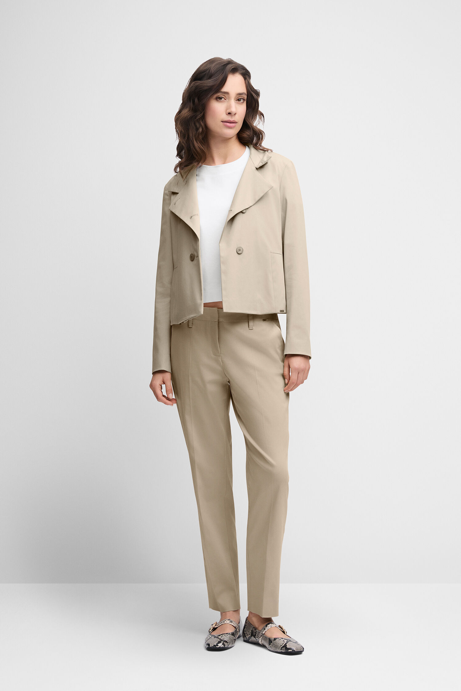 Mantel, Anzug, Khaki, Person