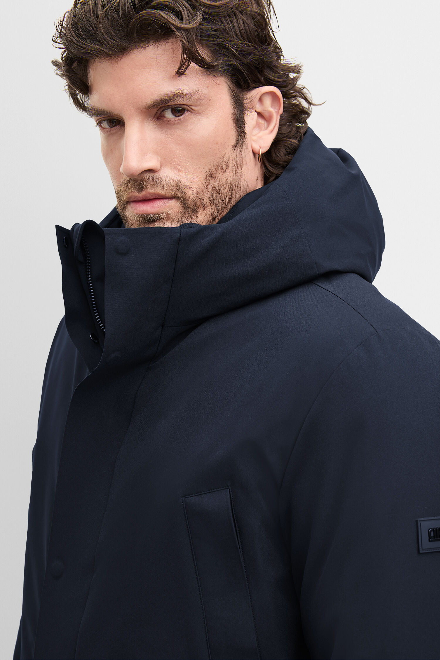 Mantel, Jacke, Kapuzenpulli, Mann, Person