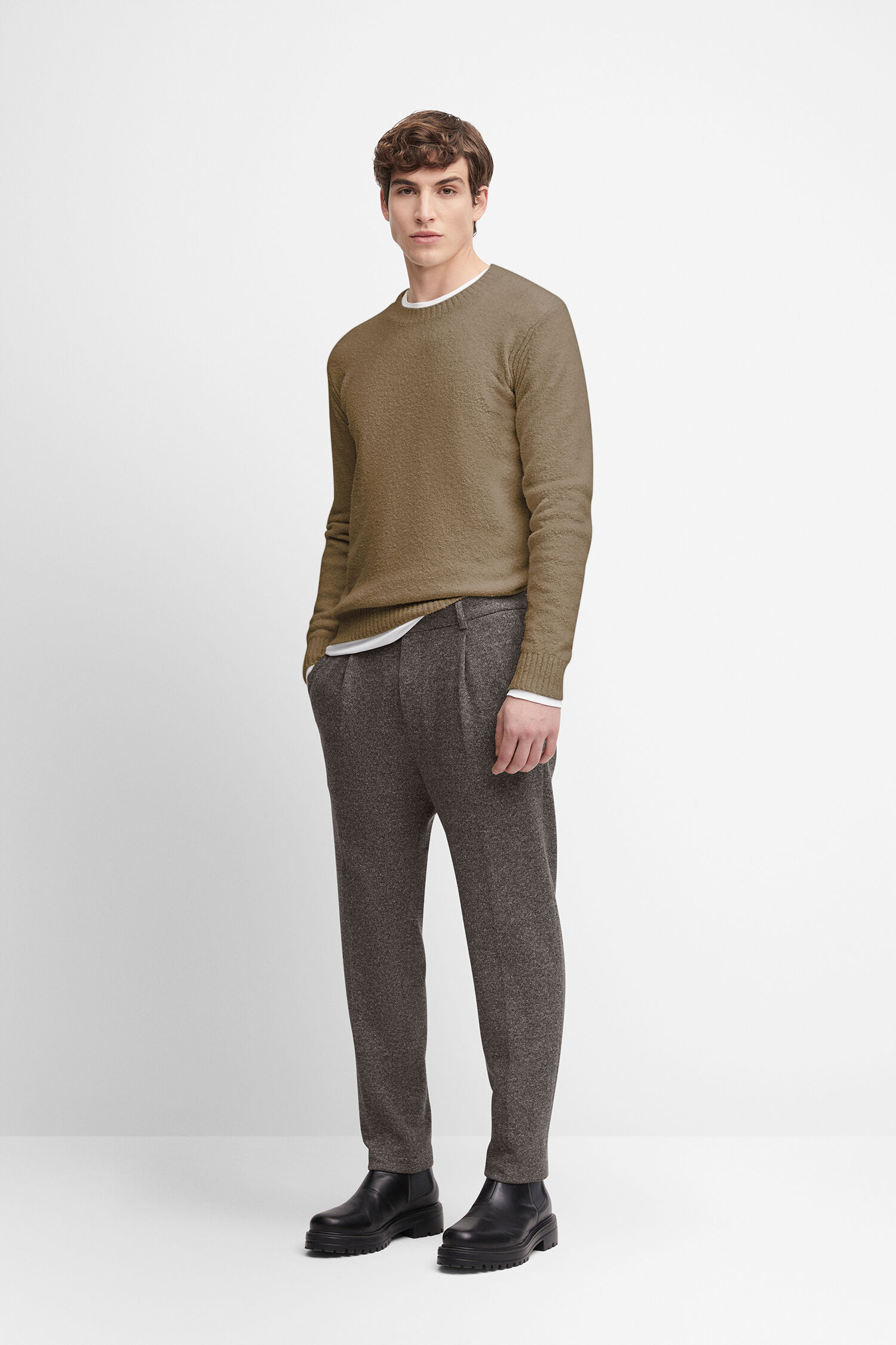 Sweater CIZAC Langarm, Ärmel, Pullover, Hosen, Stehend