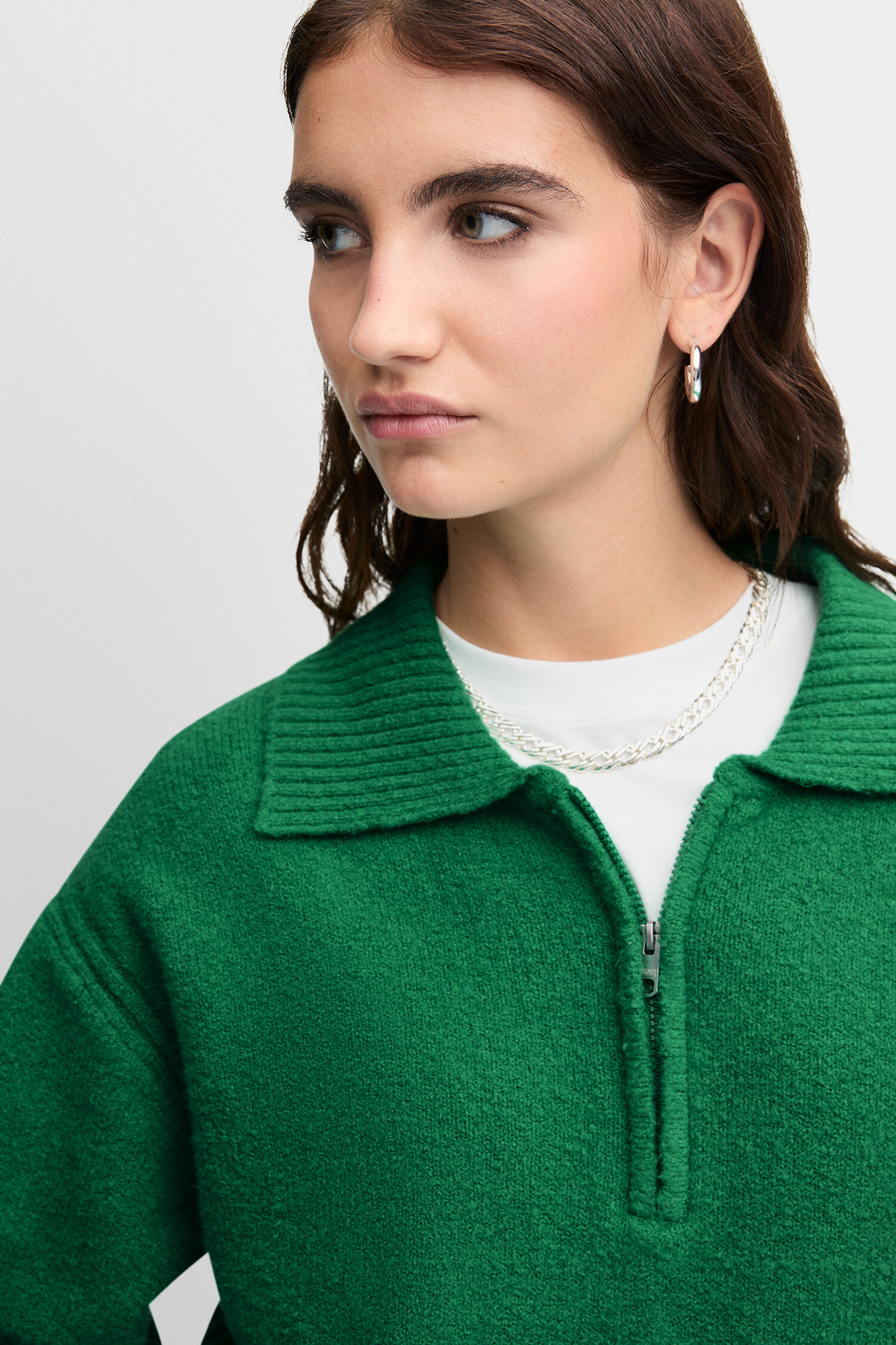 Strickwaren, Pullover, Halskette, Person, Sweatshirt