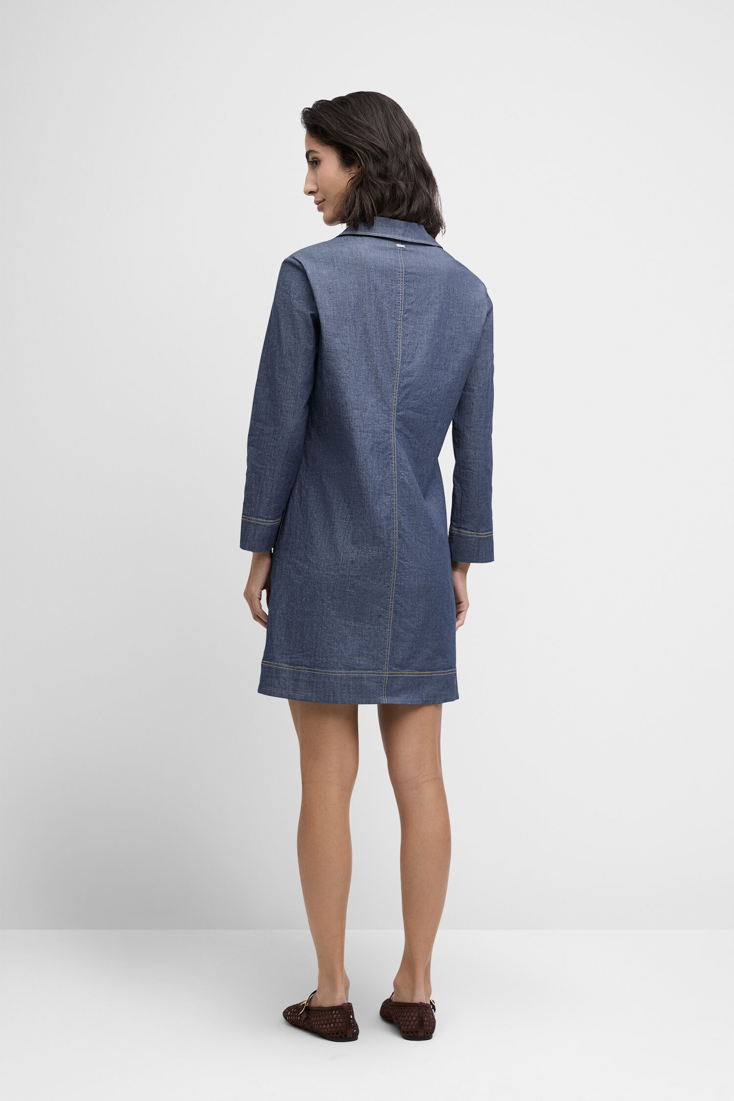 Mantel, Langarm, Kleid, Person