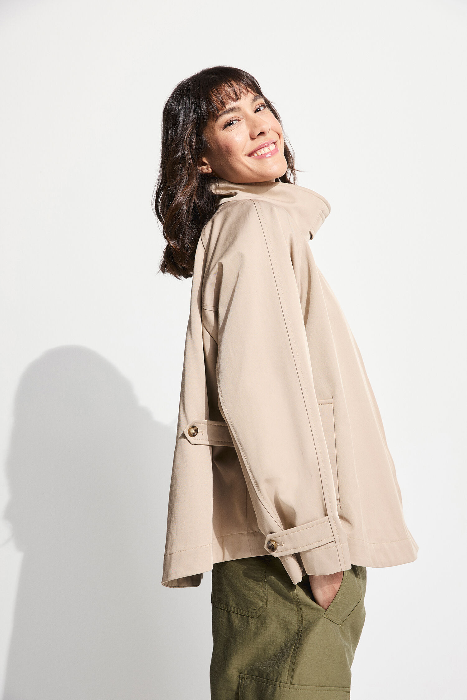 Mantel, Jacke, Erwachsener, Person, Frau