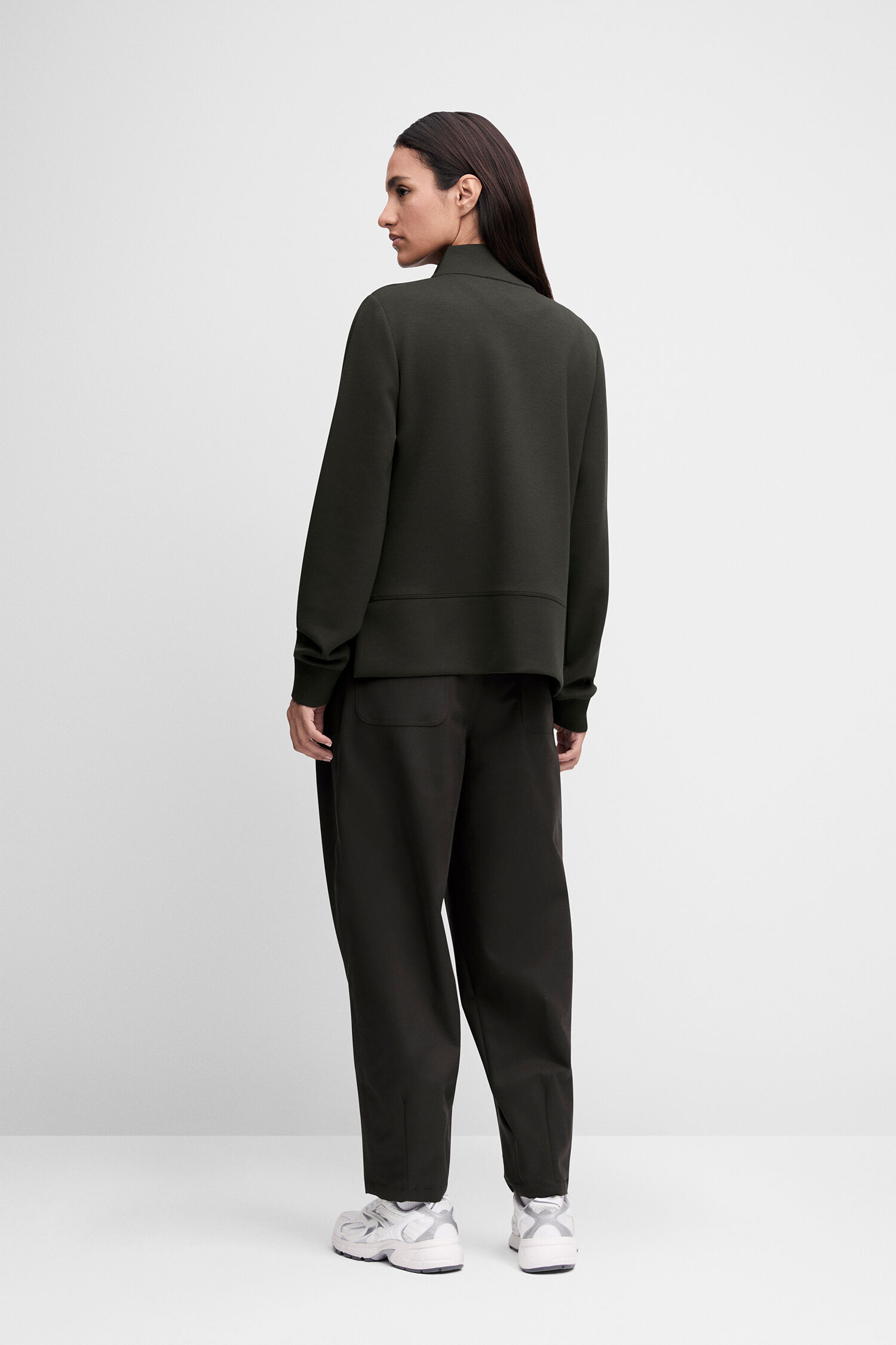 Hoodie, Sweatshirt, Olive green, Long sleeves, Relaxed fit