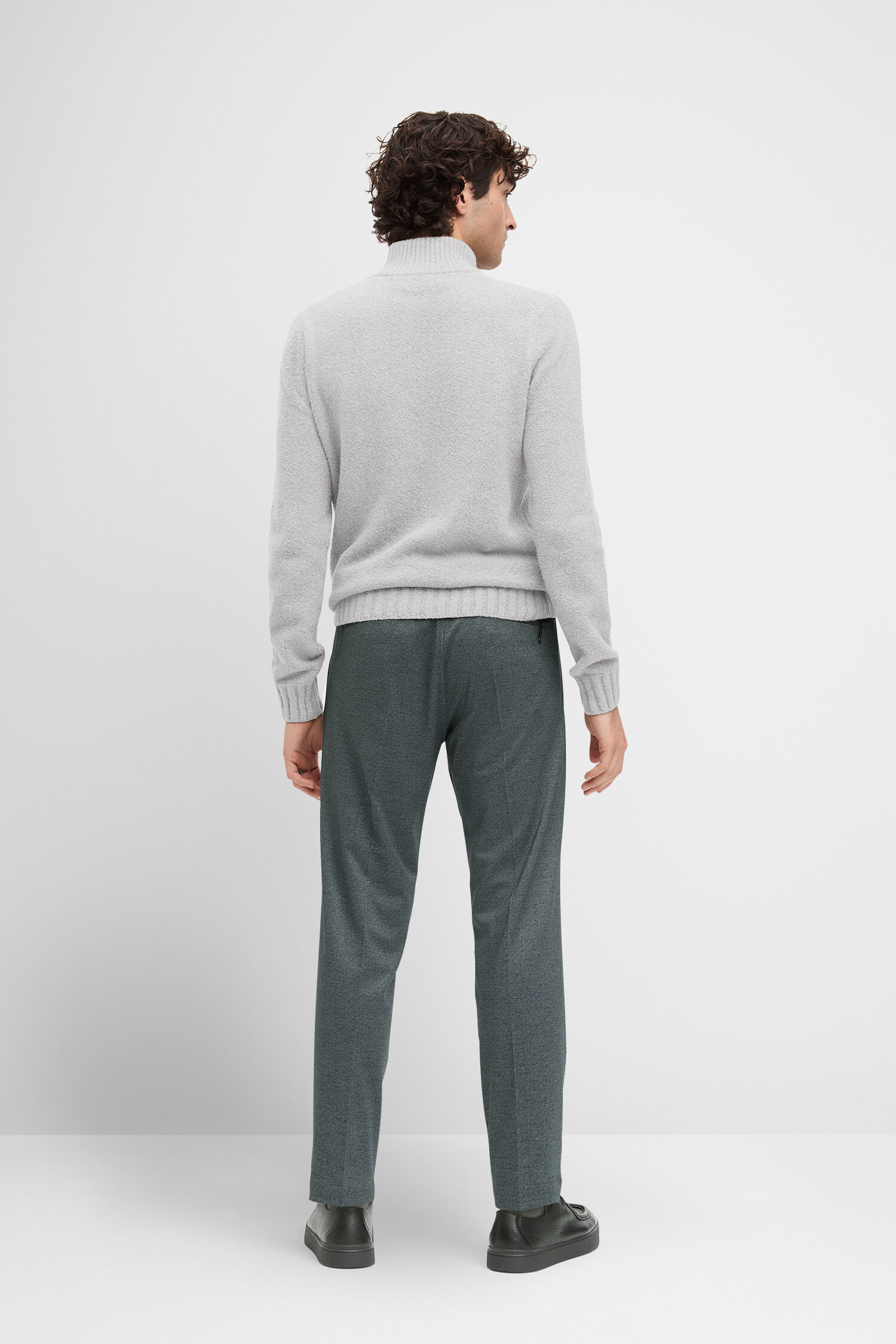 Hosen, Pullover, Langarm, Mann, Person