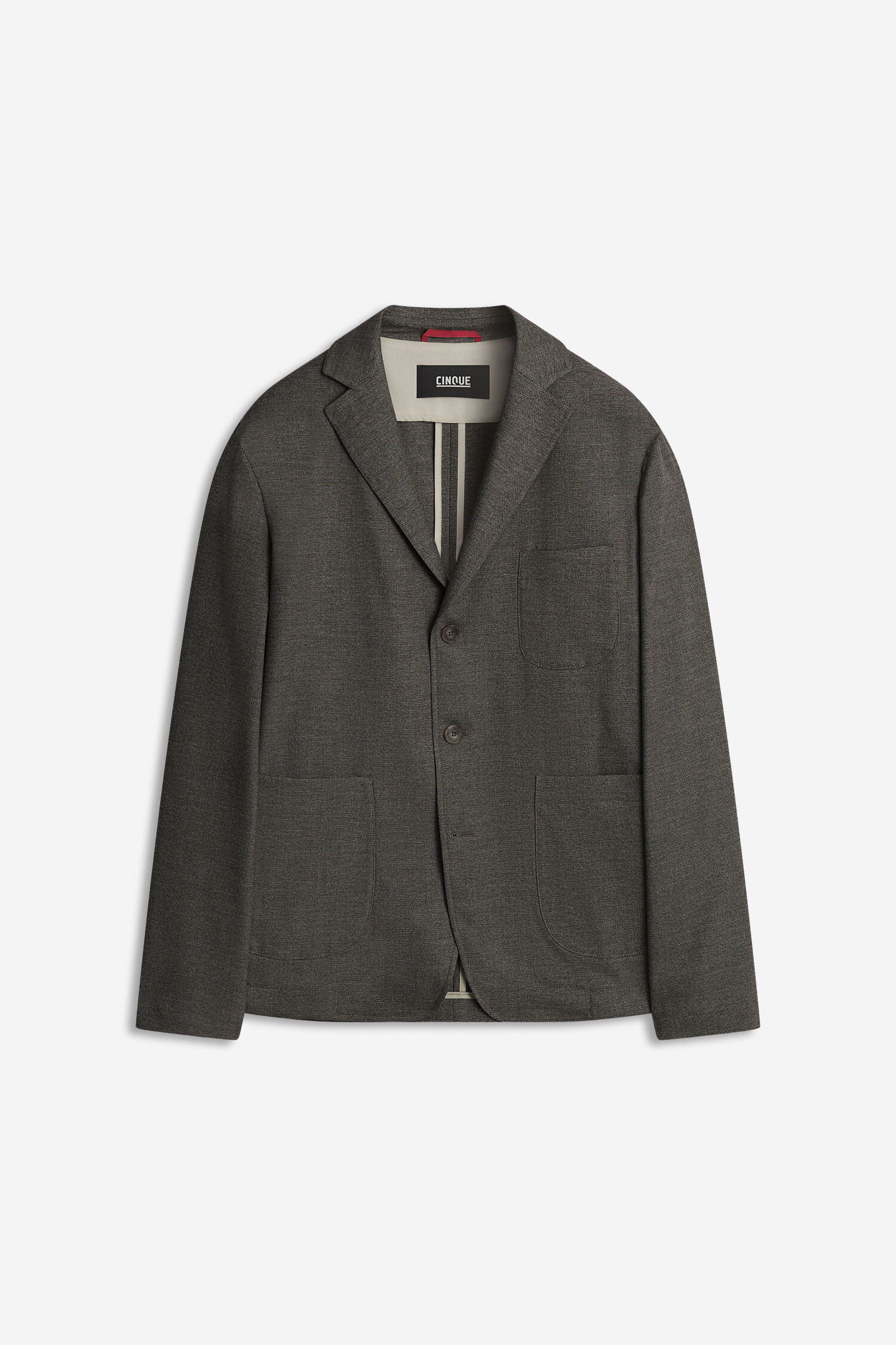 blazer, jacket, gray, gray blazer?, pocket - braun