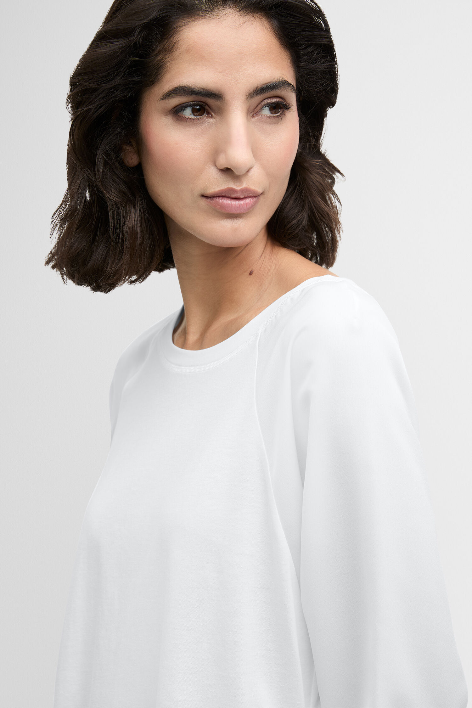 Langarm, Ärmel, Hals, Bluse, Portrait