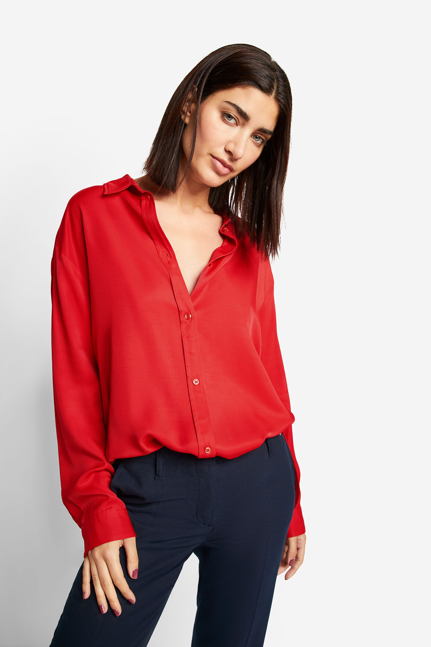 CINQUE Bluse CIPARIS CI-5692-1709-43-233-32 20 - rot