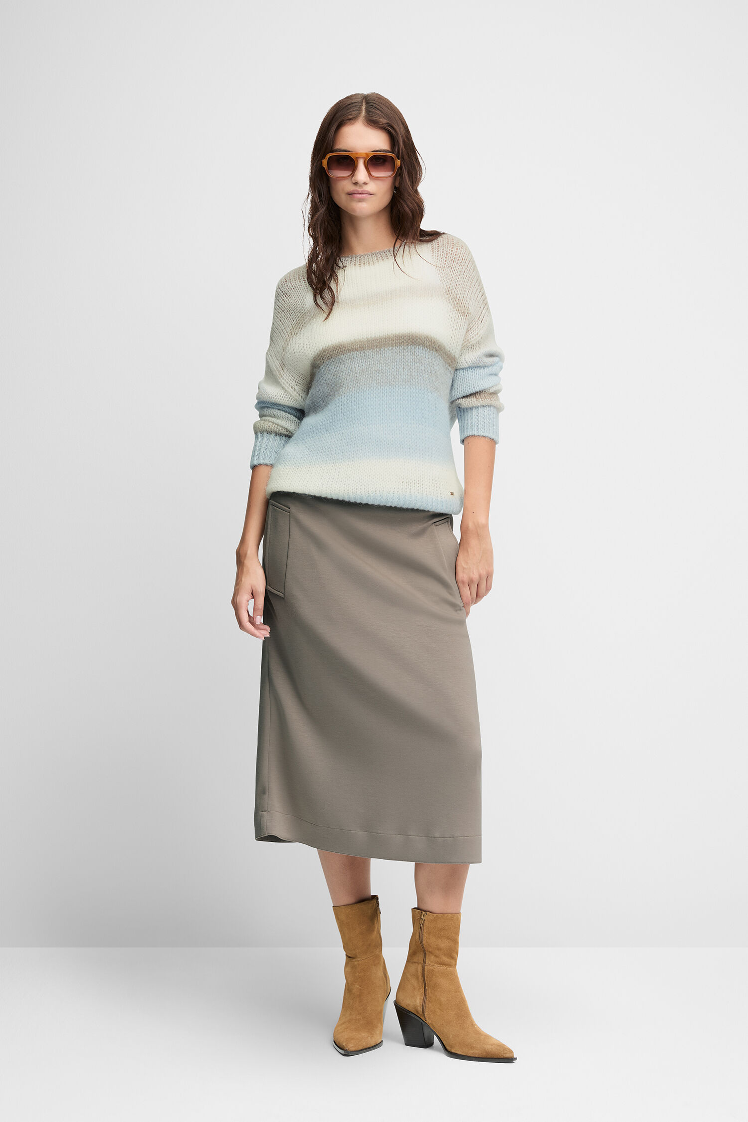 Bekleidung, Rock, Minirock, Strickwaren, Pullover