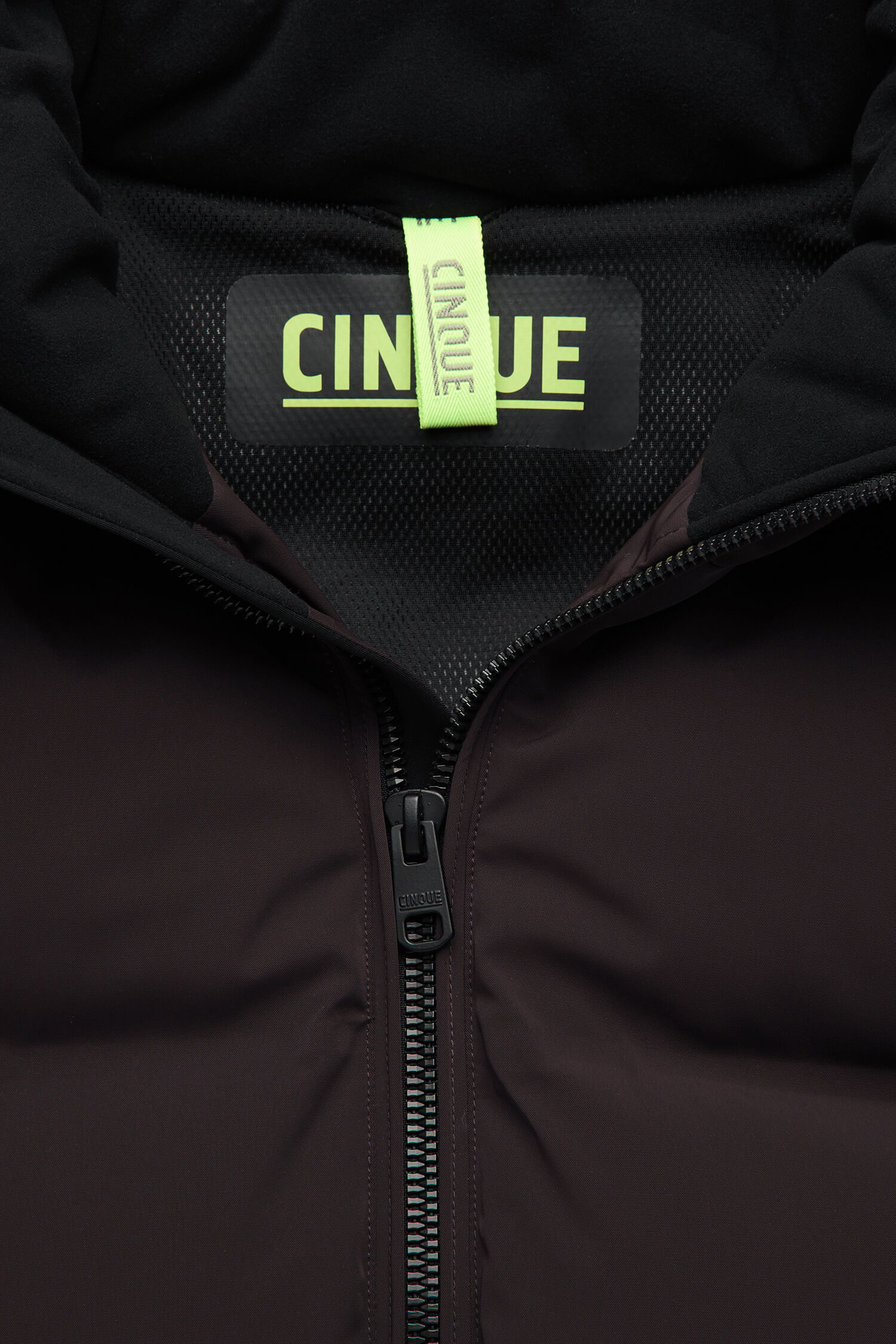 jacke, Reißverschluss, Neonetikett, Hardshell, Stoff