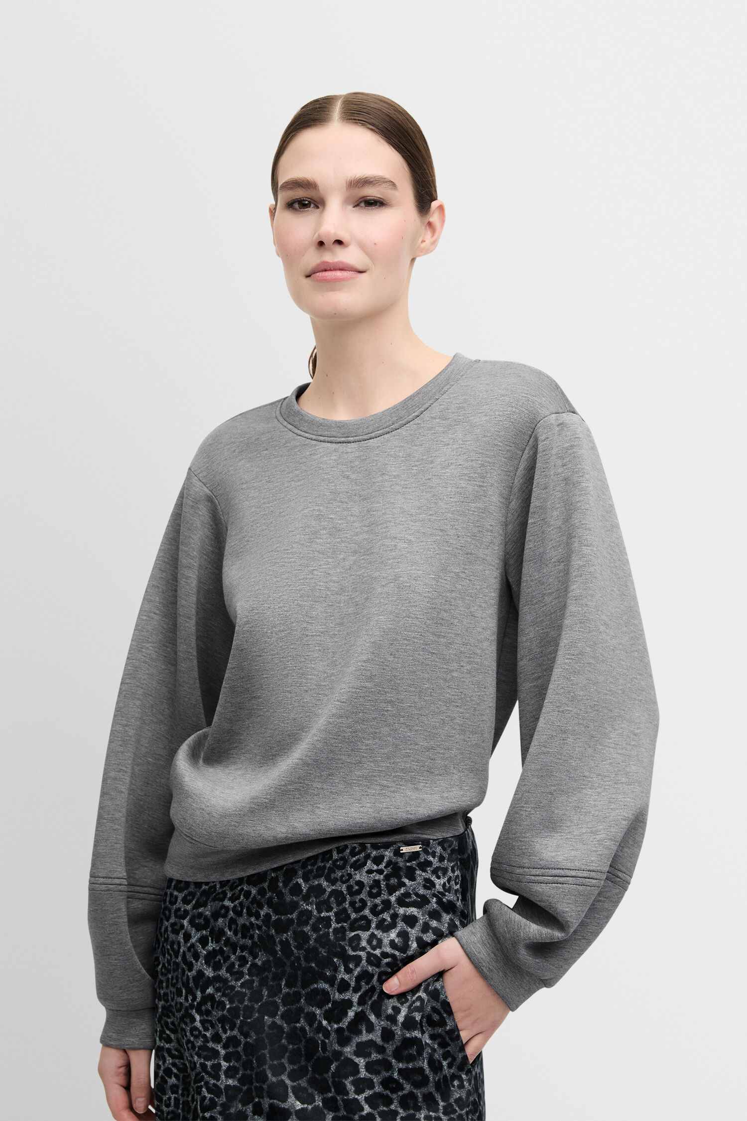Langarm, Strickwaren, Pullover, Sweatshirt, Person
