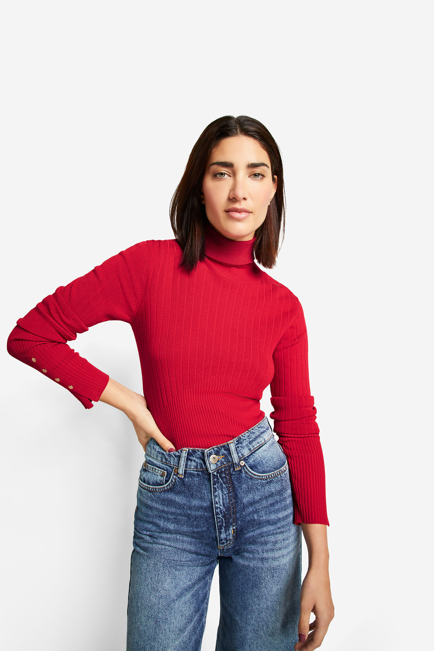 CINQUE Pullover CINANNI CI-6523-3558-43-233-XS 20 - rot