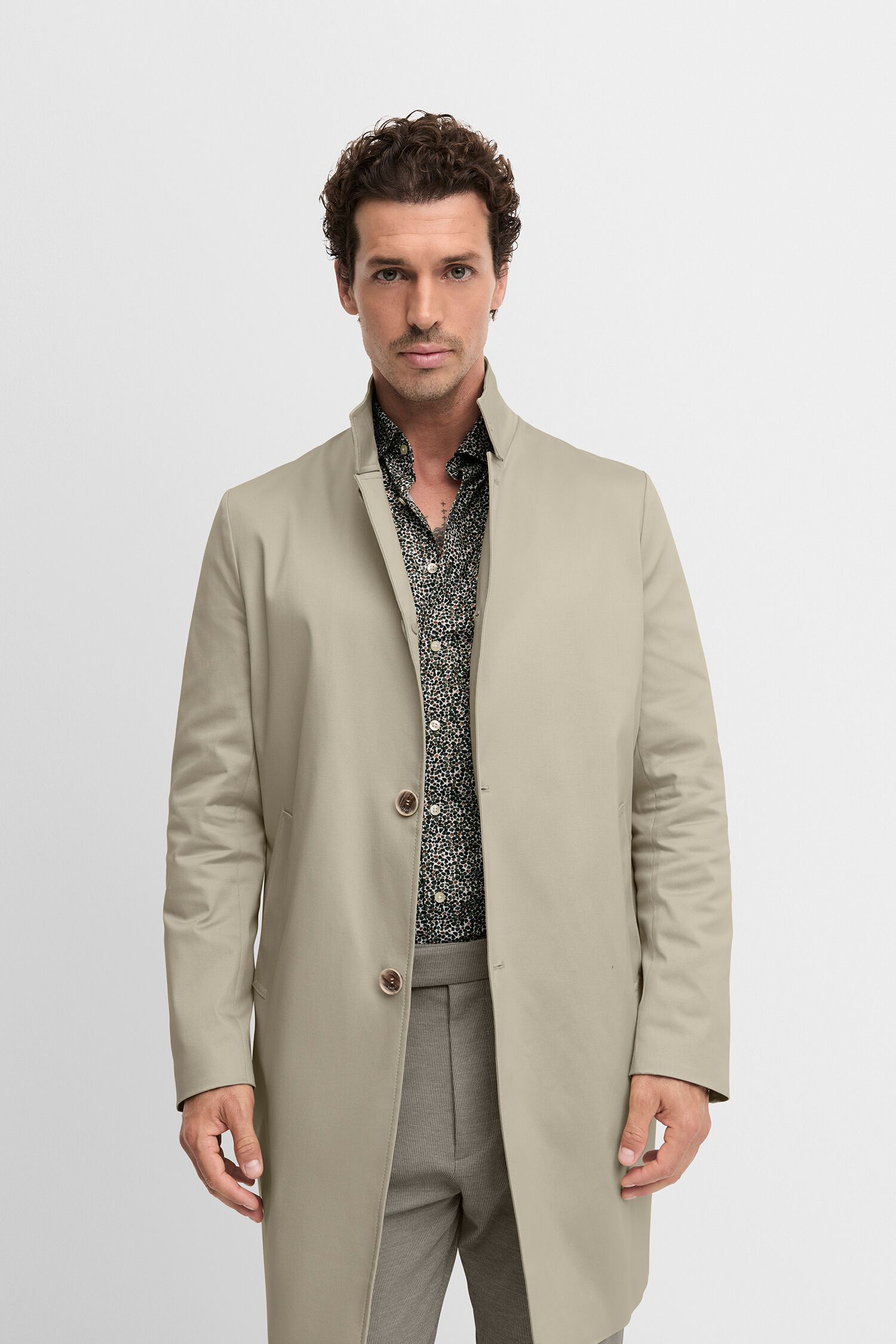 Bekleidung, Mantel, Jacke, Blazer - beige