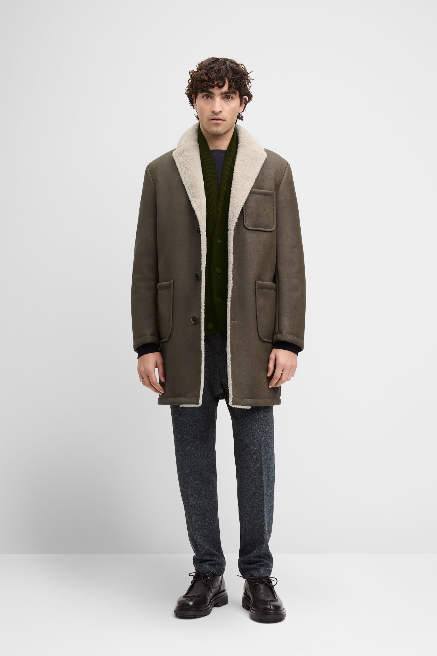 Mantel, Jacke, Mann, Person