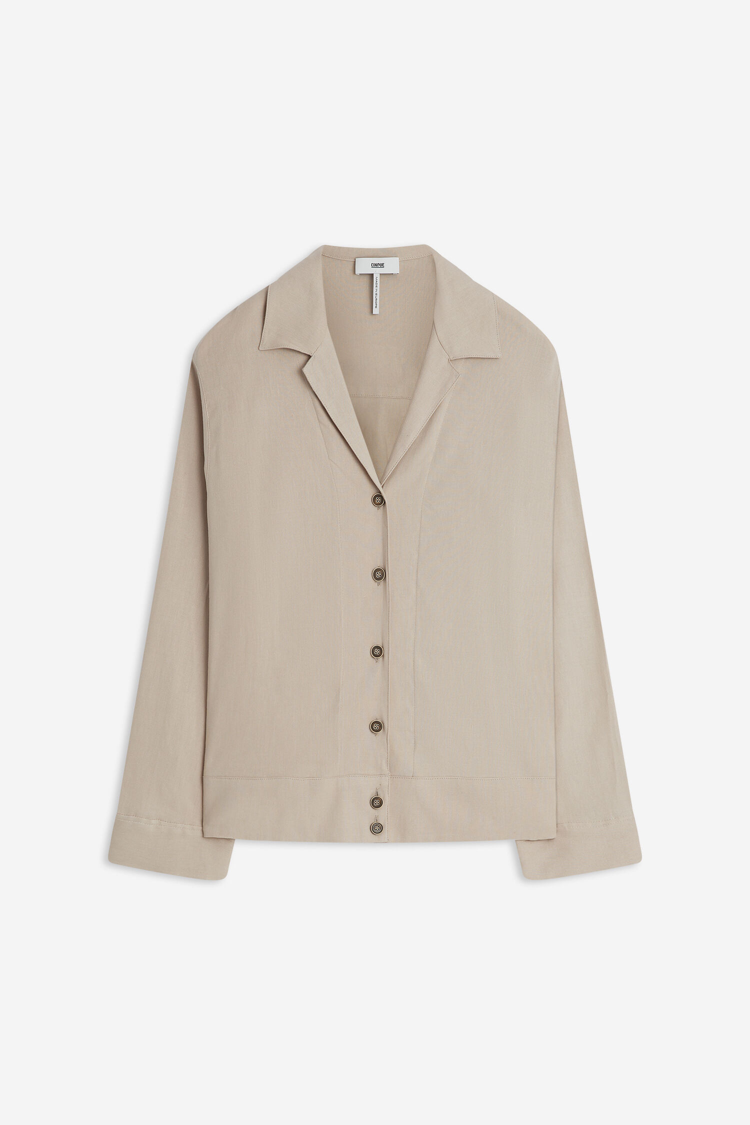 jacke, beige, Knopfshirt, Langarmjacke, Casual - beige