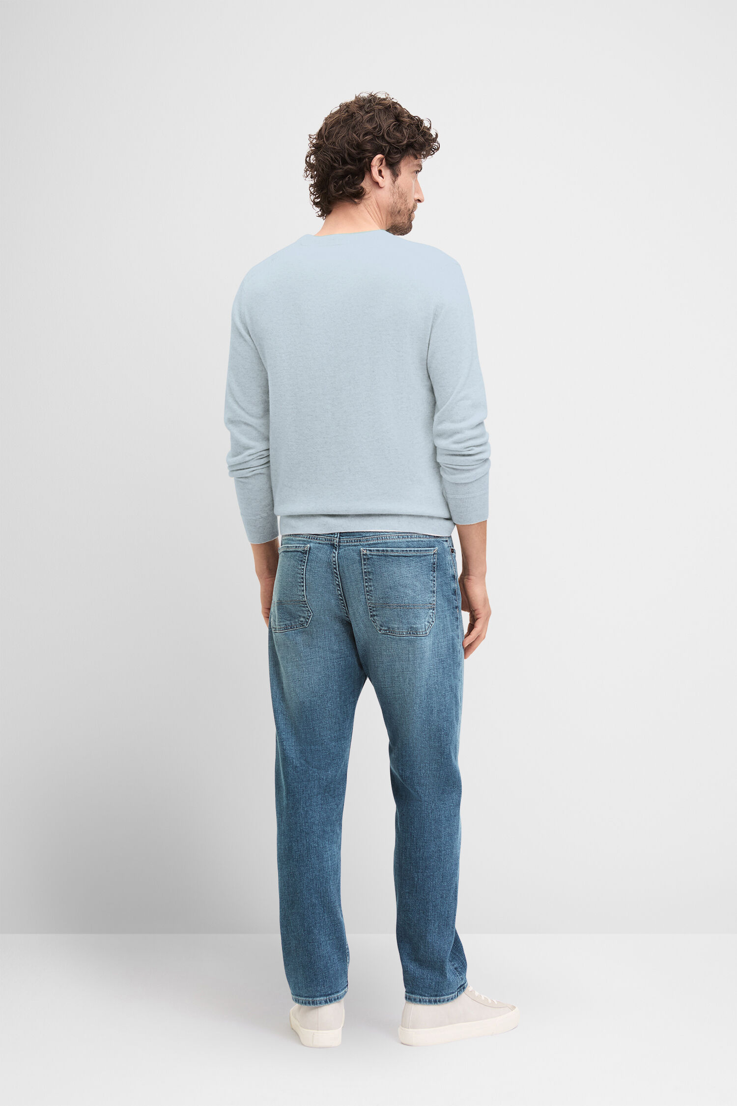 Hosen, Jeans, Langarm, Person, Stehend