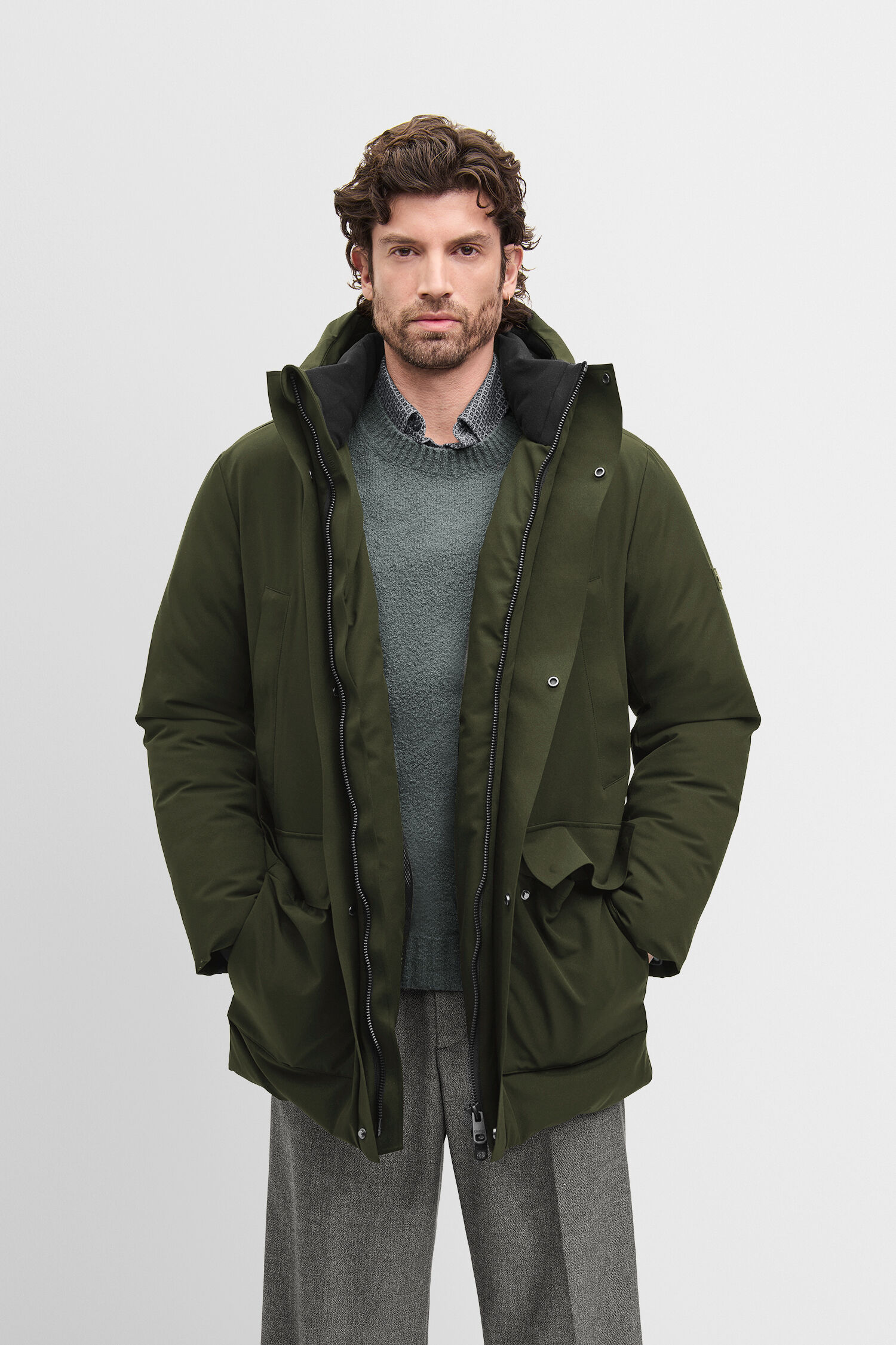 Mantel, Jacke, Erwachsener, Mann, Person