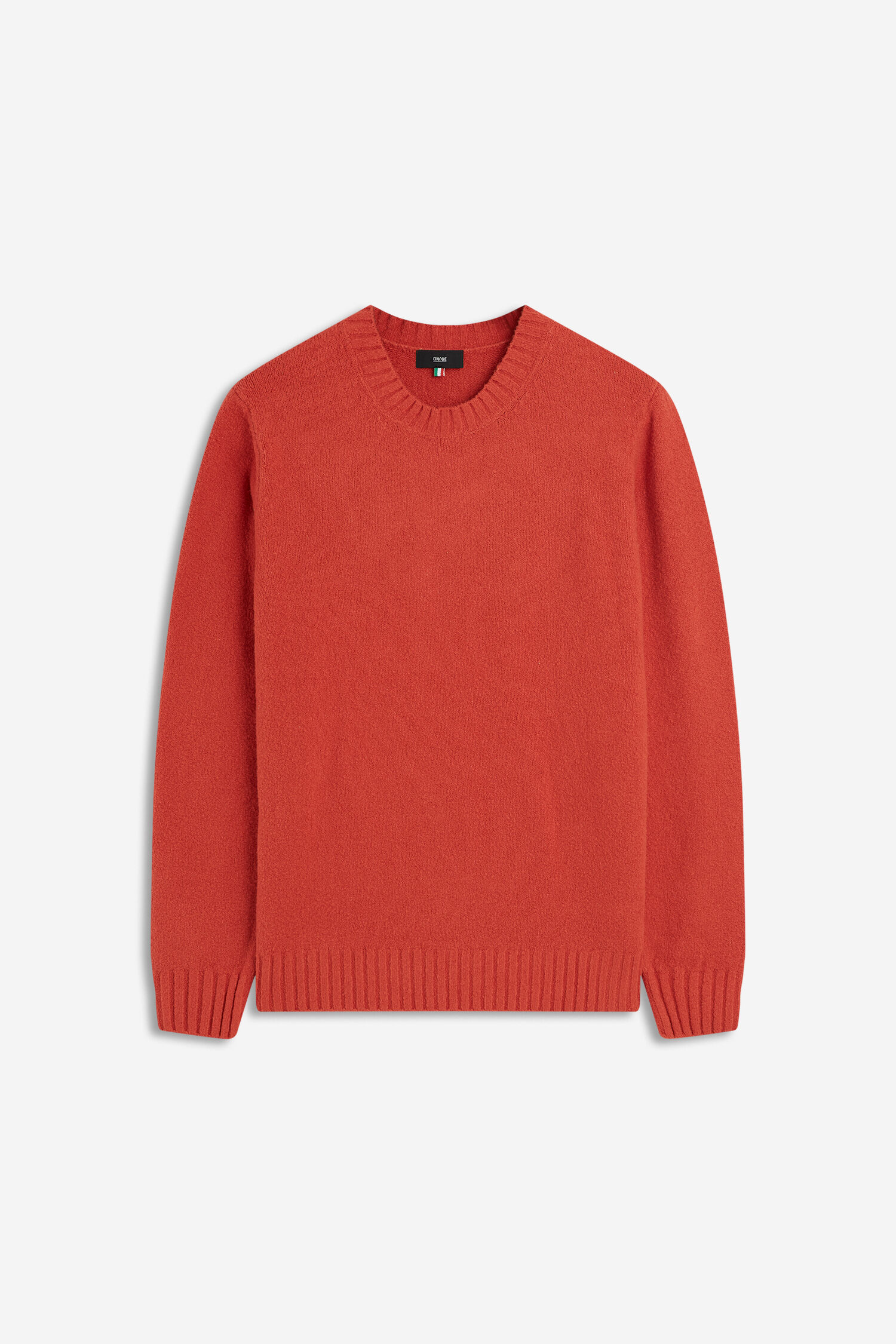 pullover, gerader hals, roter pullover, strickpullover, knitwear