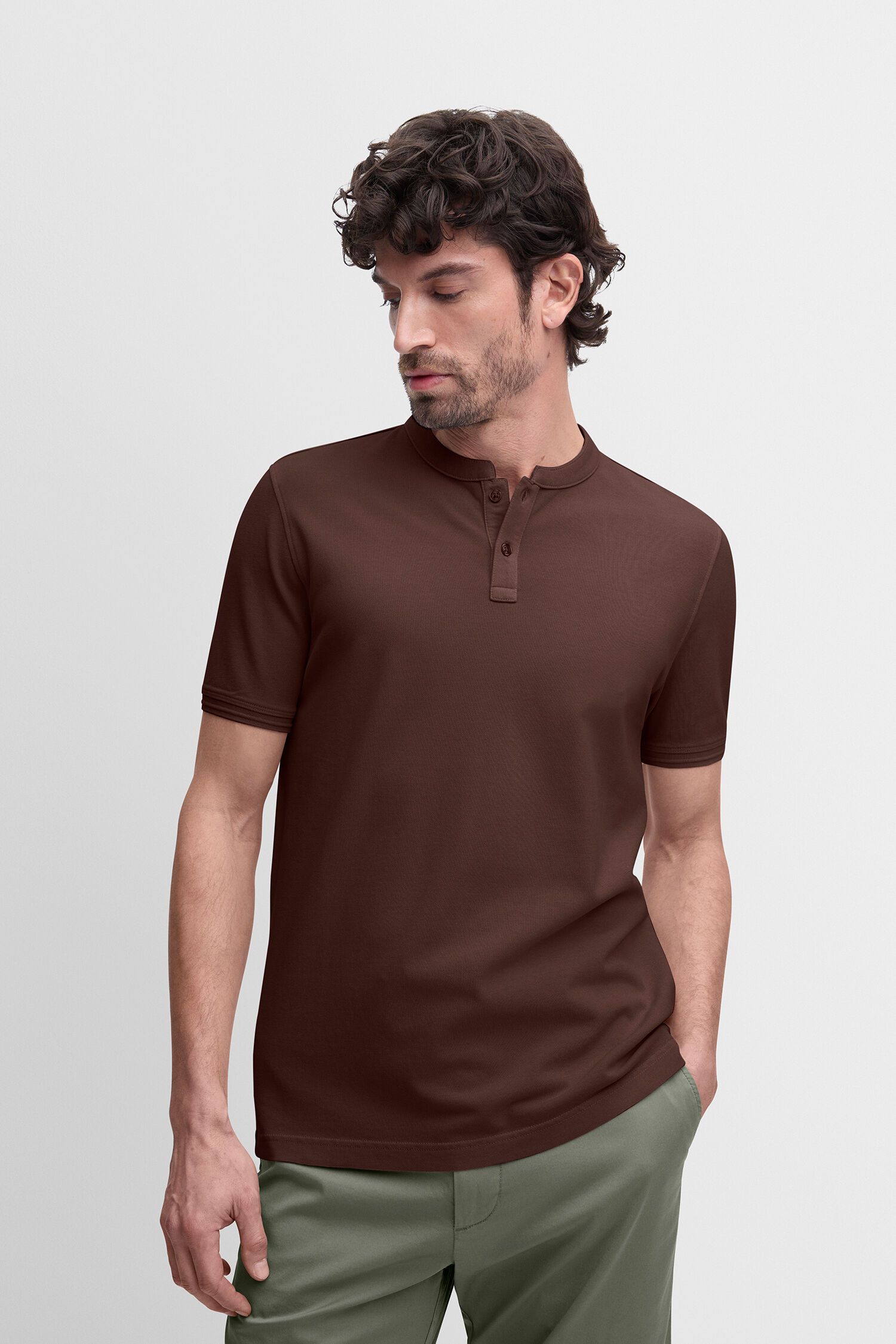 T-shirt, Ärmel, Erwachsener, Mann, Person - bordeaux