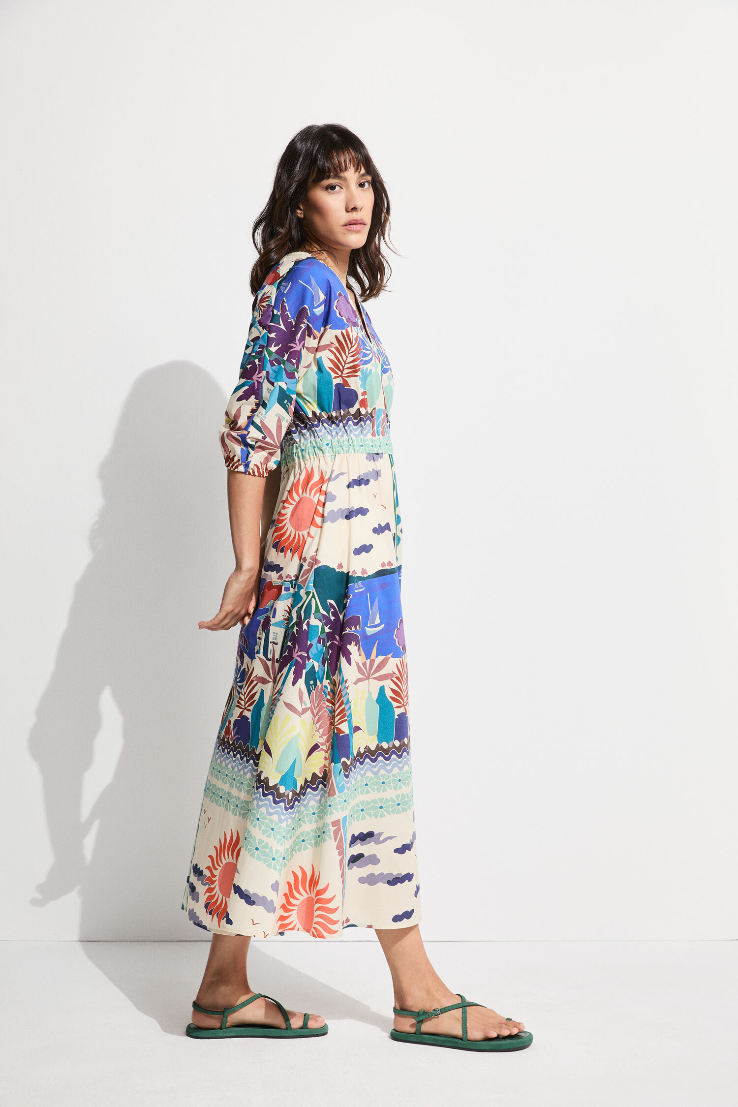 Kleid, Formelle Kleidung, Sandale, Strandmode