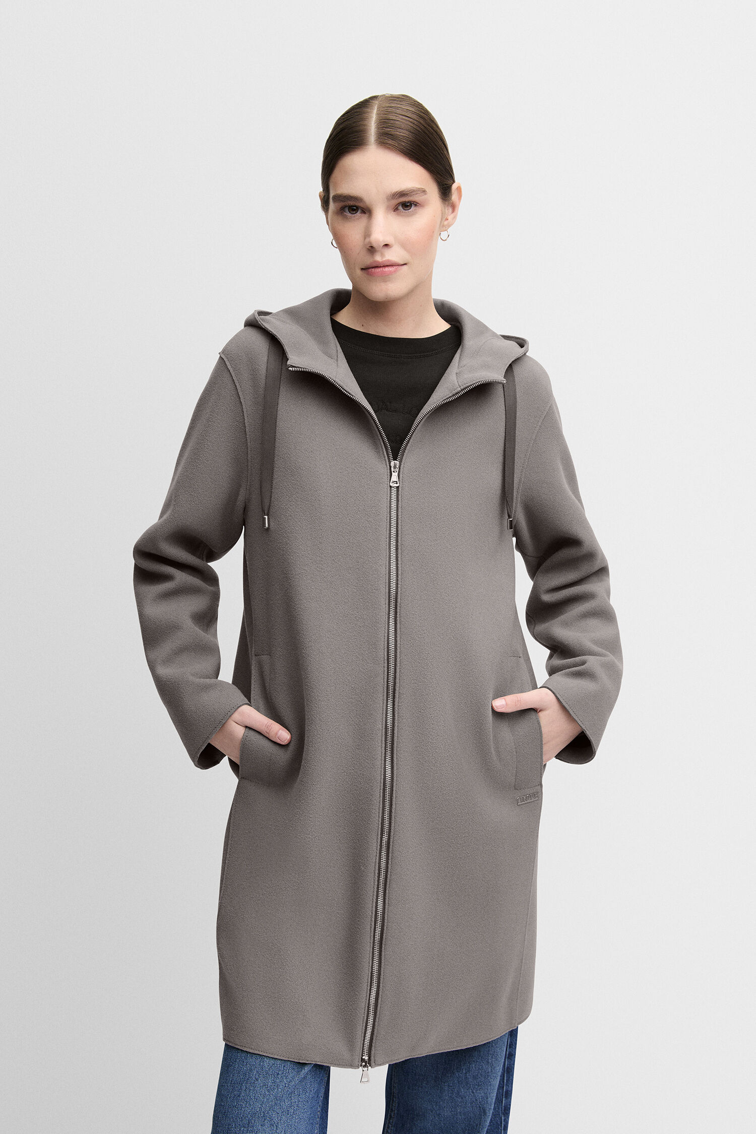 Bekleidung, Mantel, Fleece, Langer Ärmel