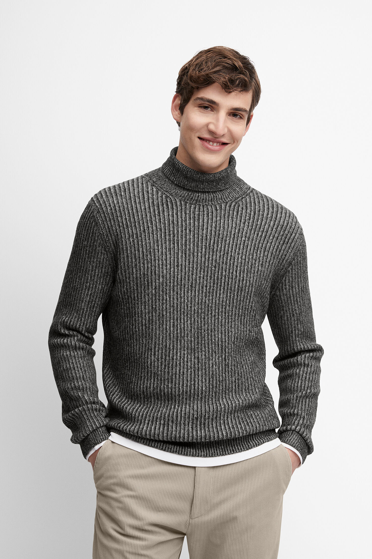 CINQUE Pullover CISTRO CI-6034-5525-98-243-S 201 - anthrazit