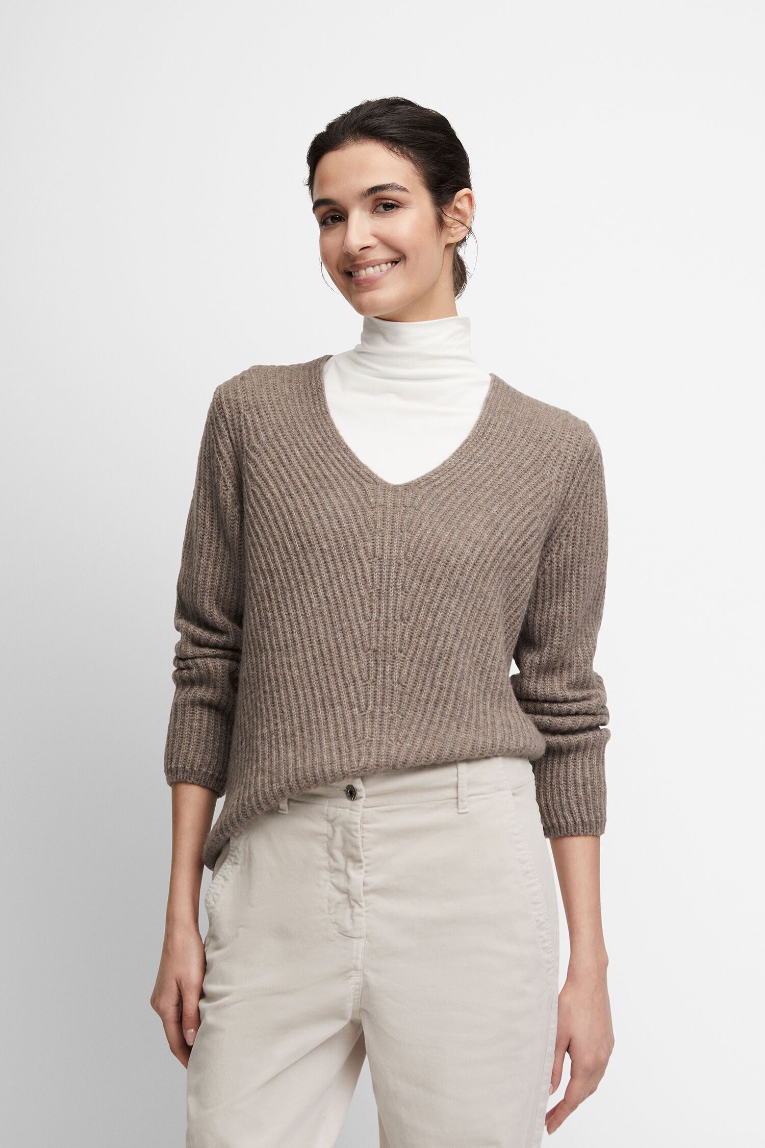 CINQUE Pullover CIALLIE CI-6543-5569-26-243-XS 201 - braun