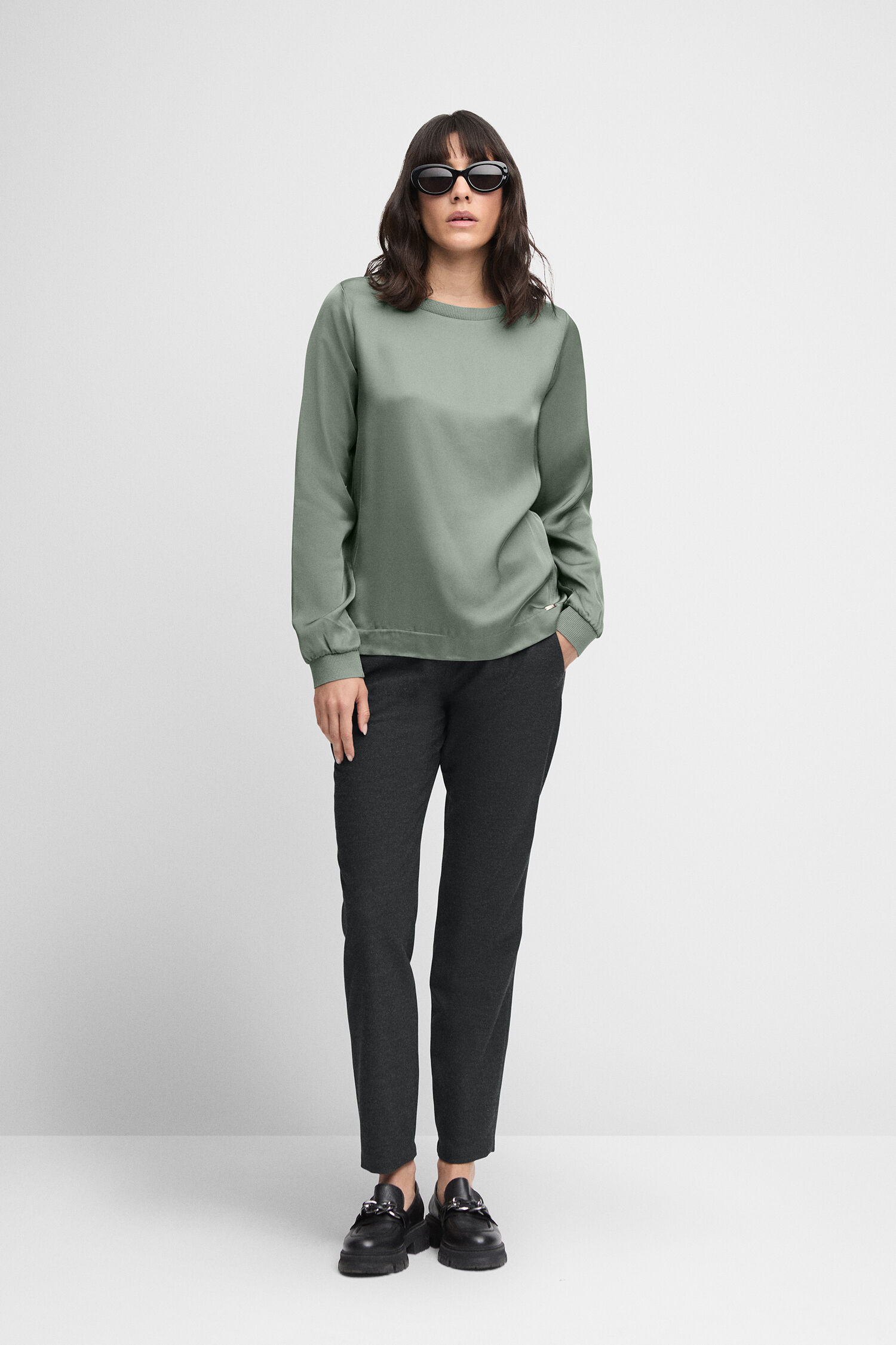 Shirt CIPALIN Langarm, Erwachsener, Weiblich, Person, Frau