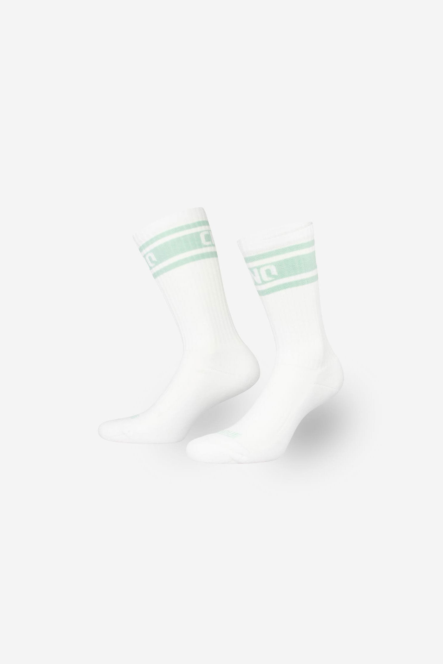 CINQUE_SOCKEN Sport-Socken CIANDREA Weiß-Mint CI-C56-301-099-39-42 01