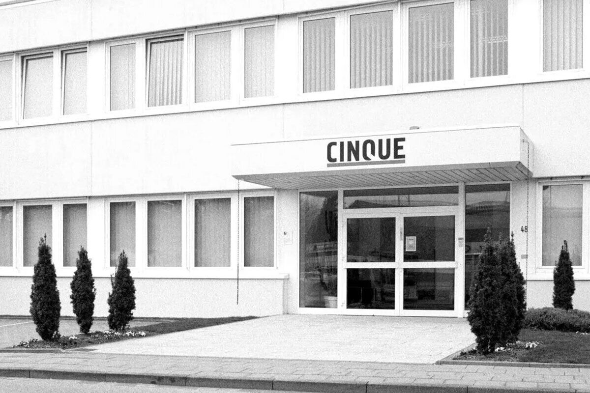Einkaufszentrum, Gebäude, Eingang, CINQUE, Frontansicht