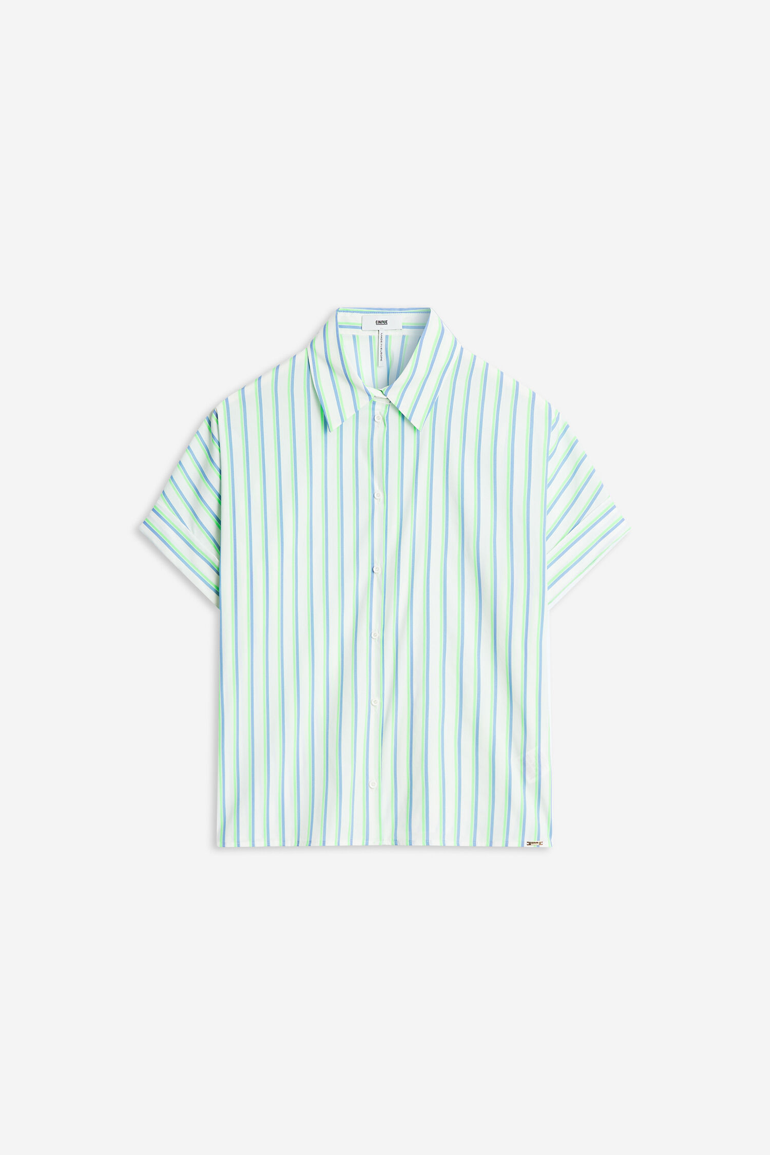 kth shirt, kurzarmhem, streifen, pastell, knopfleiste, hemd