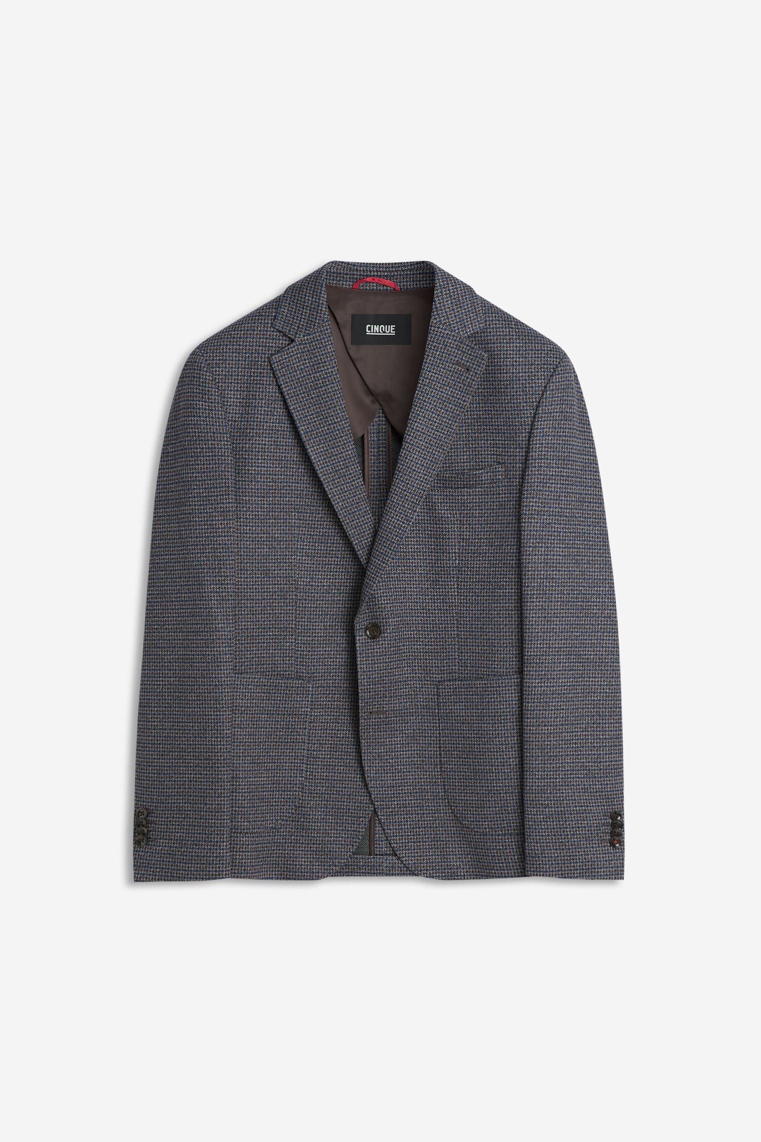 blazer, herrenjacke, wolle, karomuster, einreihiges-jacket