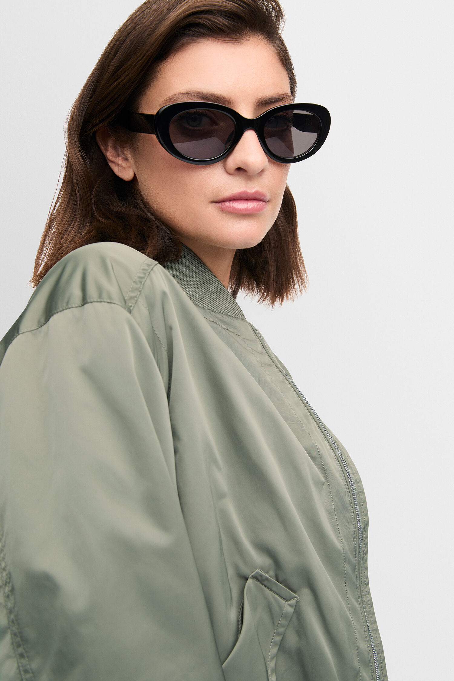 Sonnenbrille, Mantel, Erwachsener, Person, Frau