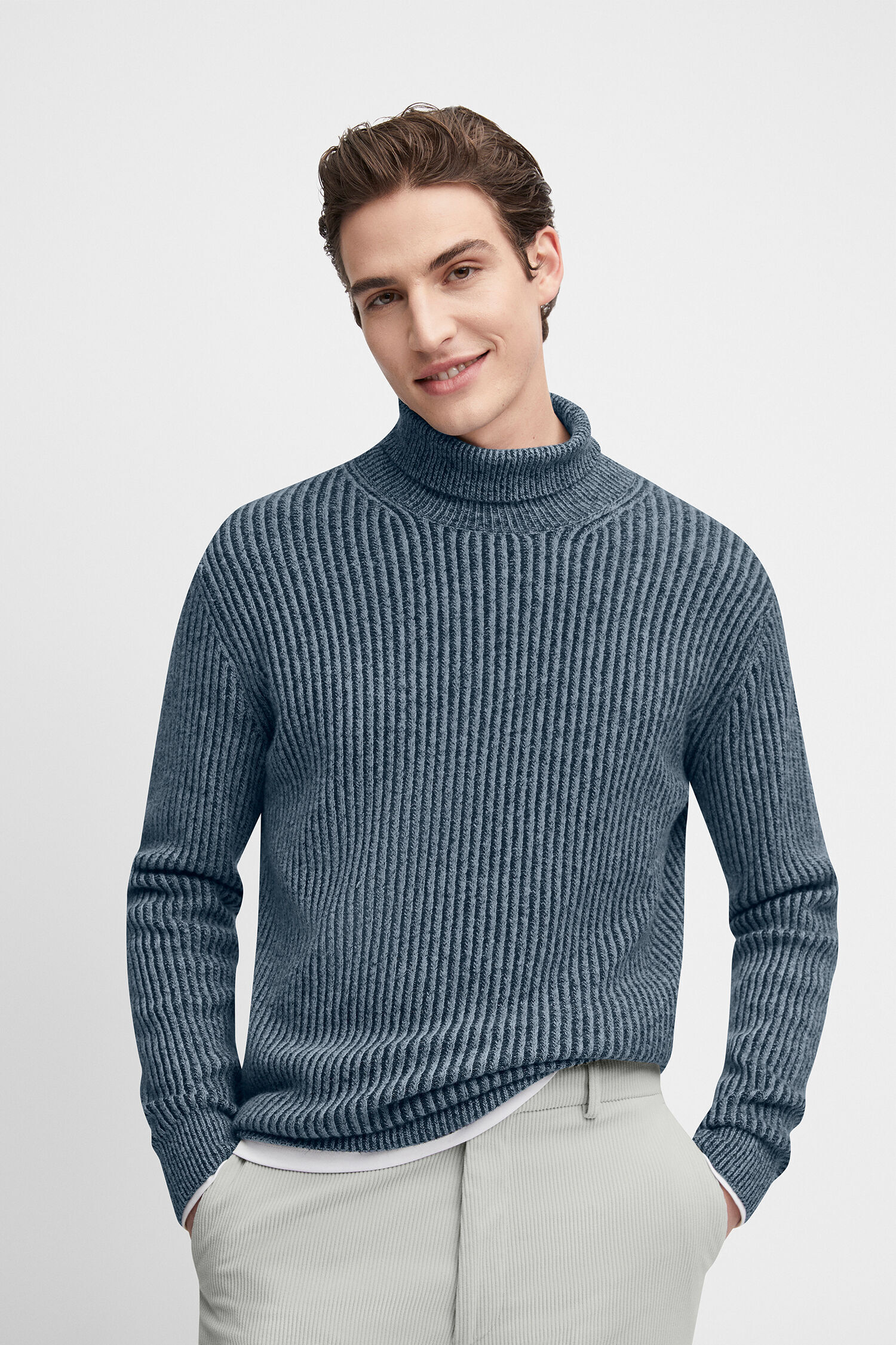 CINQUE Pullover CISTRO CI-6034-5525-63-243-S 201 - taubenblau