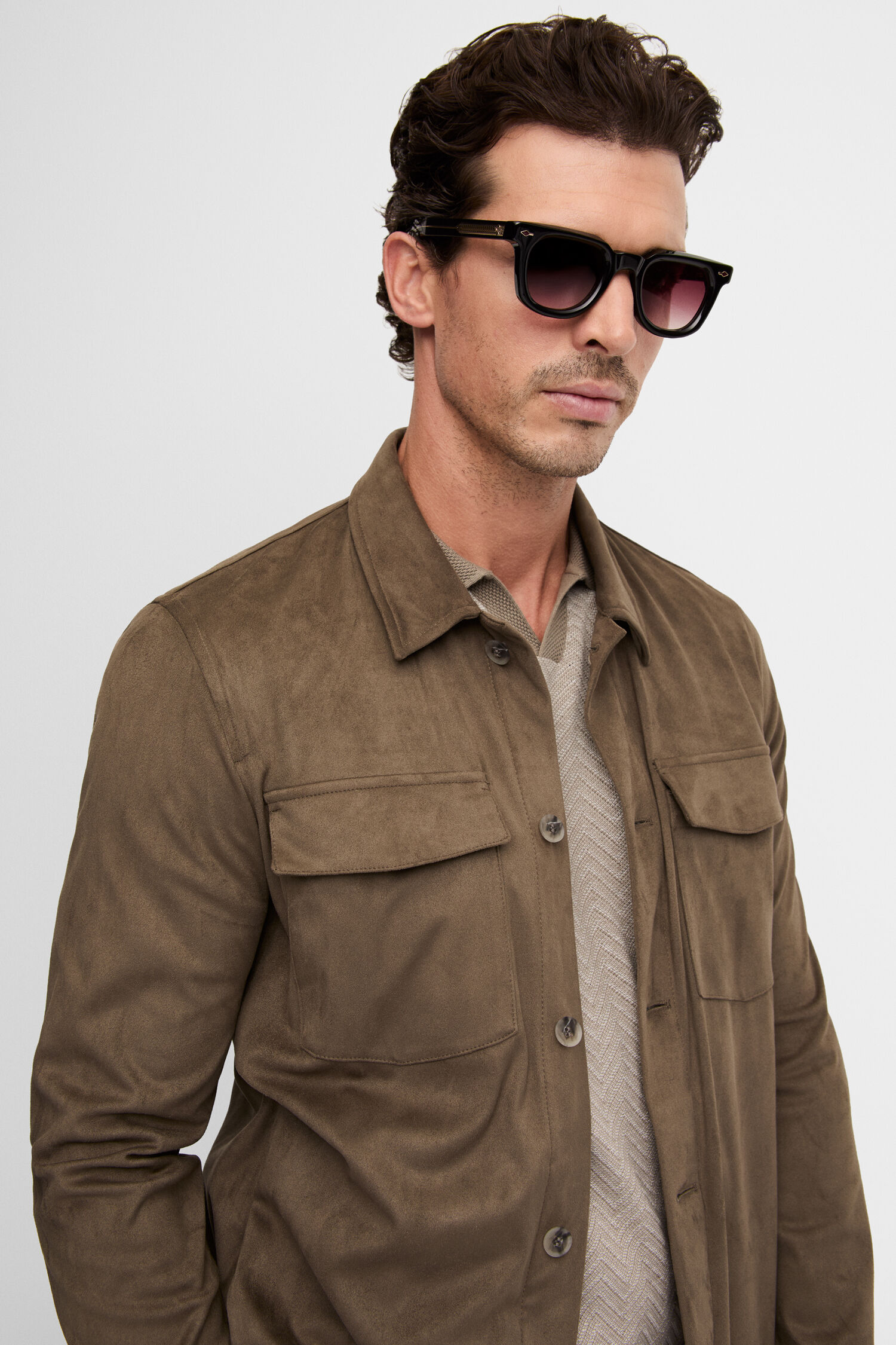 Mantel, Jacke, Sonnenbrille, Blazer, Hemd