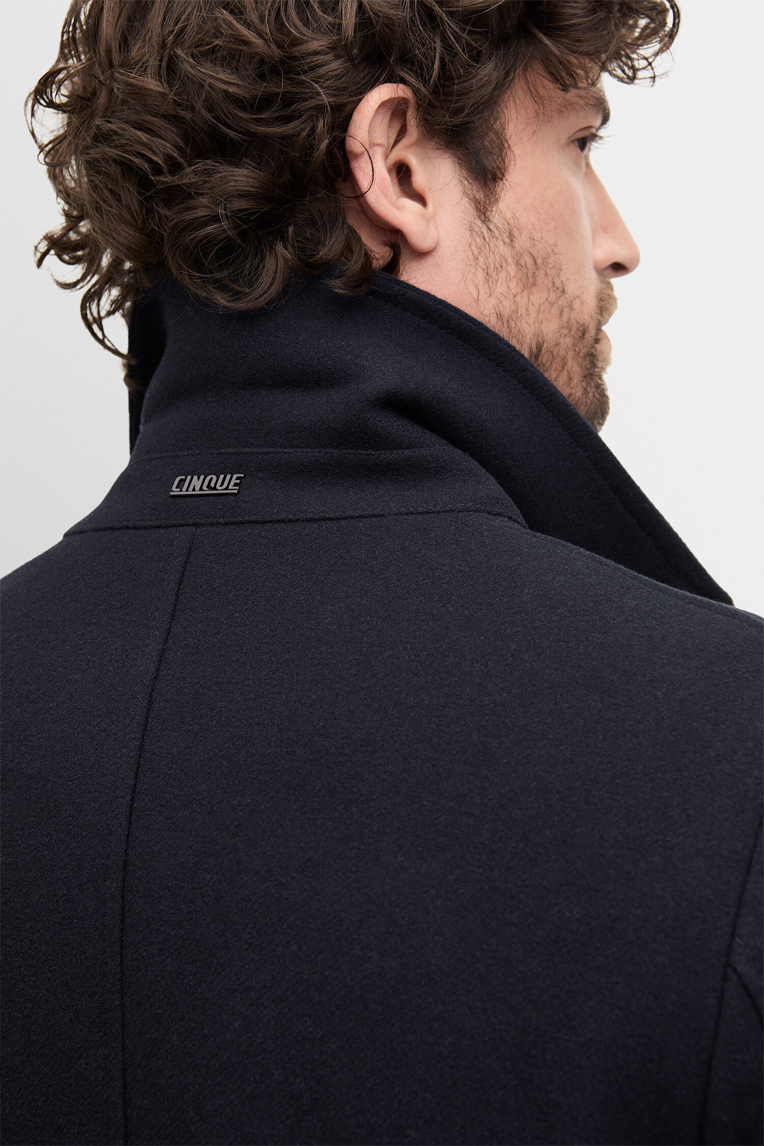Mantel, Fleece, Jacke, Mann, Person
