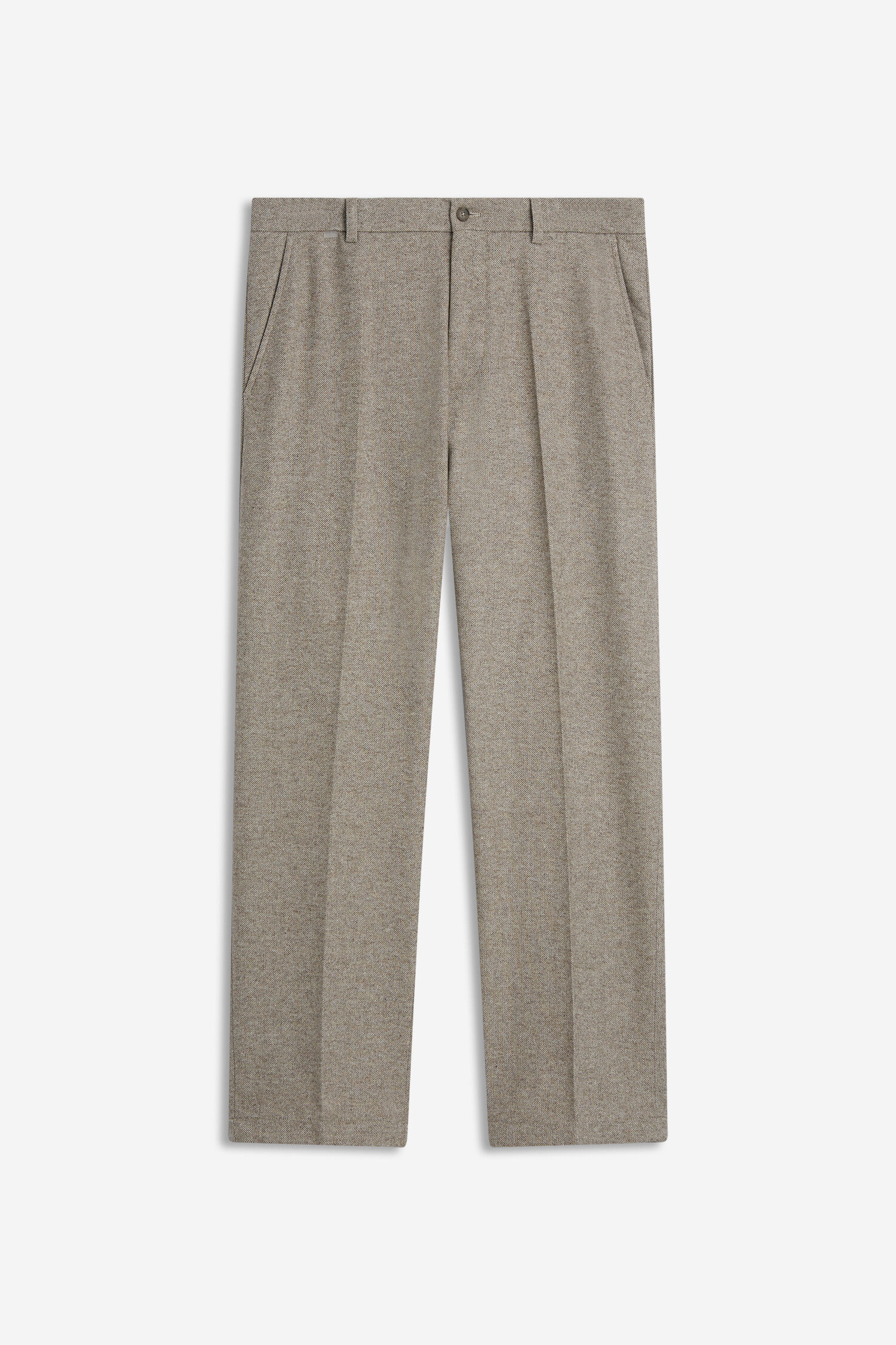 Hose, Hosenfarbe, Beige, Klassisch, Schlitz
