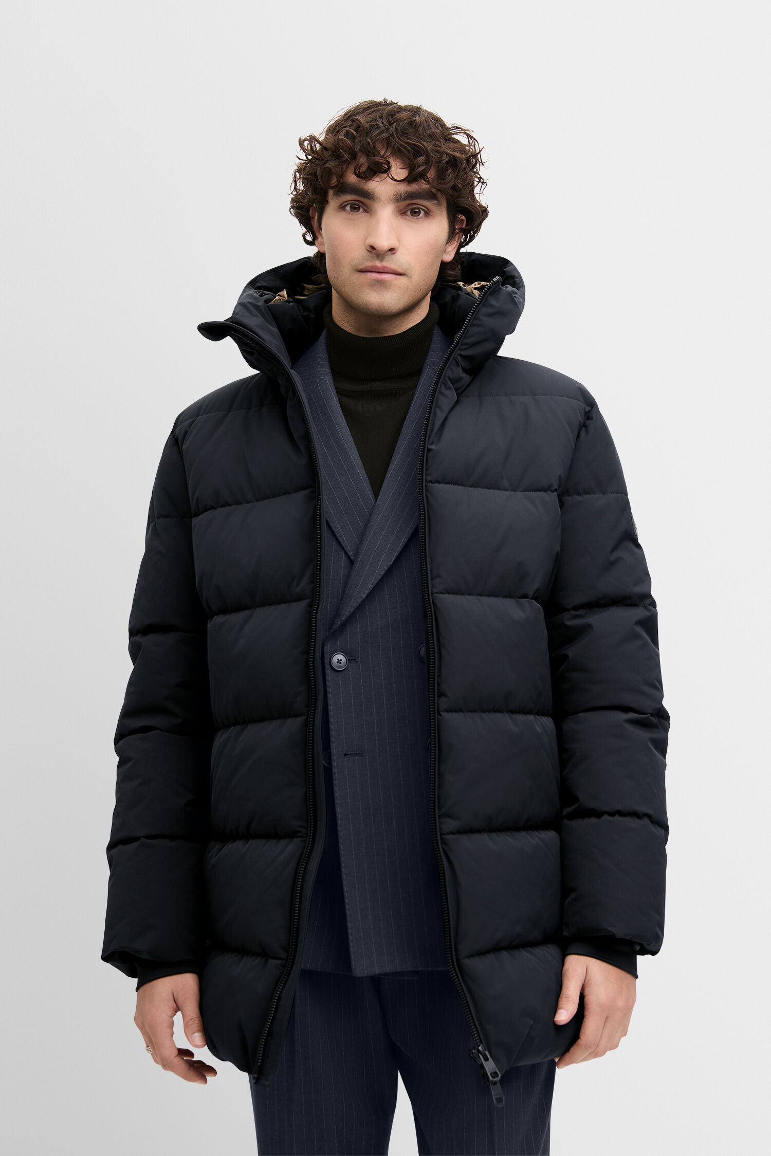 Mantel, Jacke, Ring, Gesicht