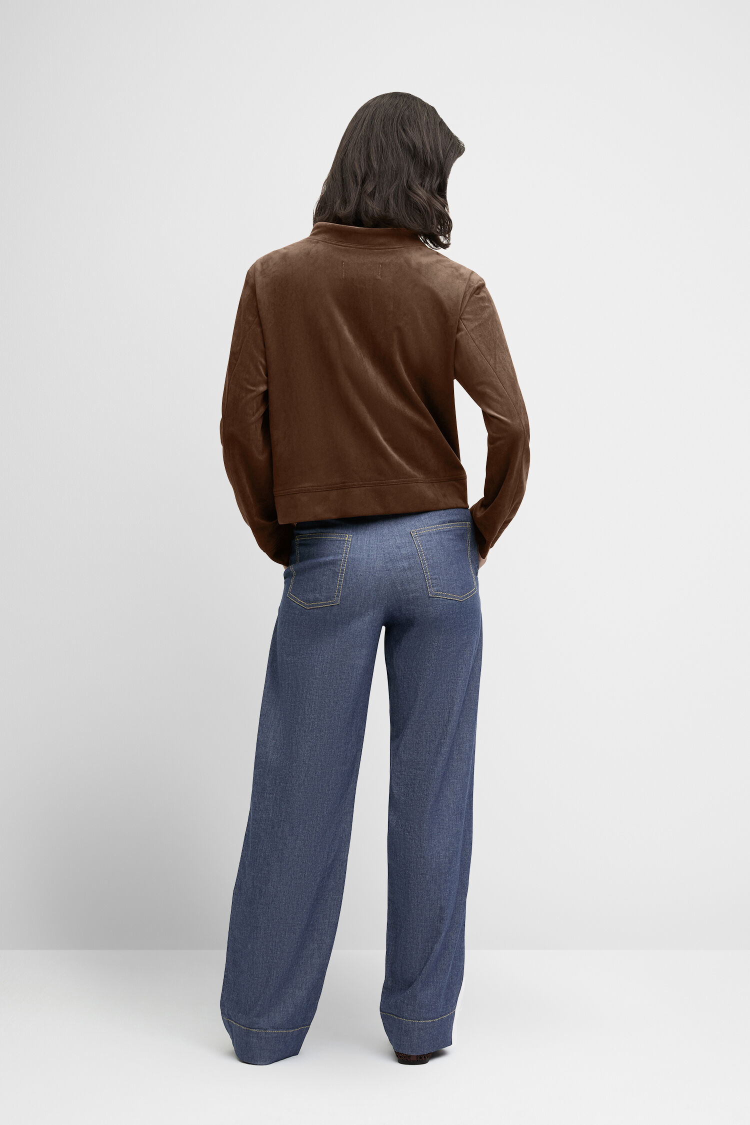 Blouson CIANLA Hosen, Jeans, Kapuze, Langer Ärmel, Pullover