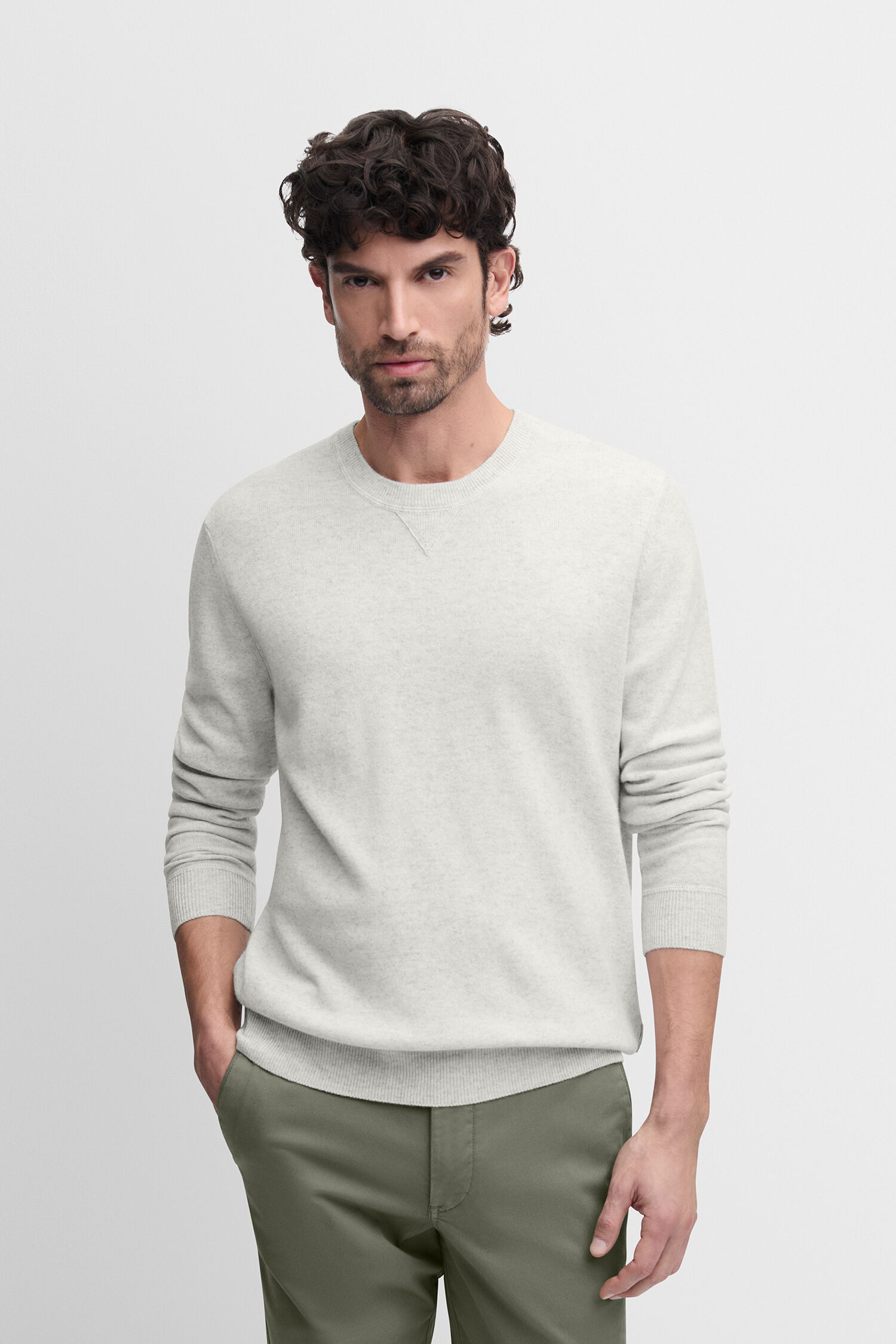 Langarm, Ärmel, T-shirt, Mann, Person