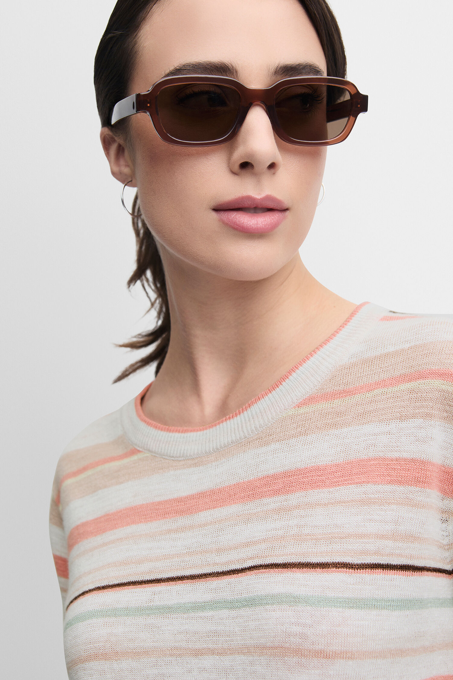 Bluse, Langarm, Sonnenbrille, Jeans, Hosen