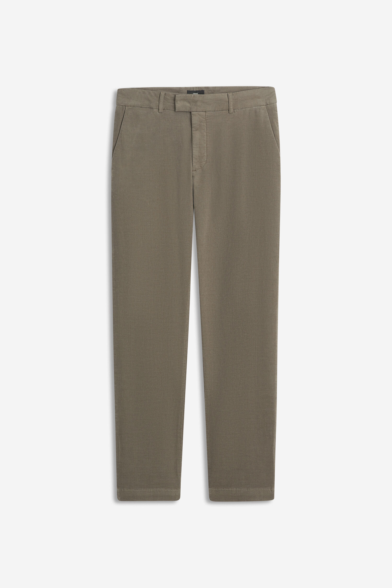 Chinos, Hose, Khaki, Gehäftet, Kunstfaser?