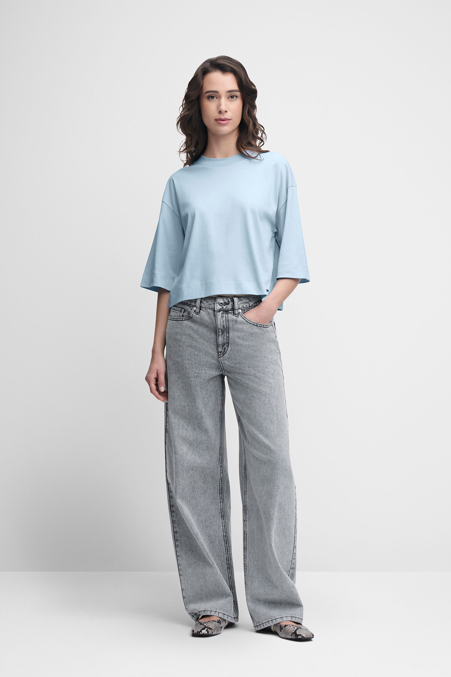 Hosen, Bluse, Person, Leinen, Jeans