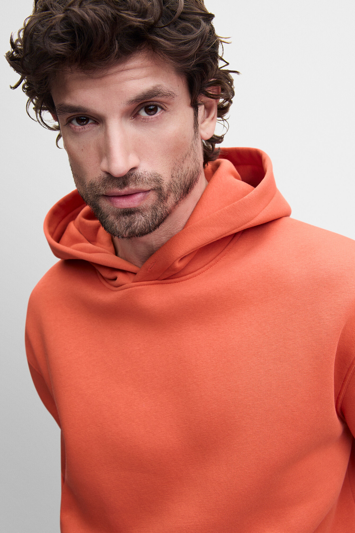 Hoodie, Pullover, Kapuzenpullover, Oberteil, Orange
