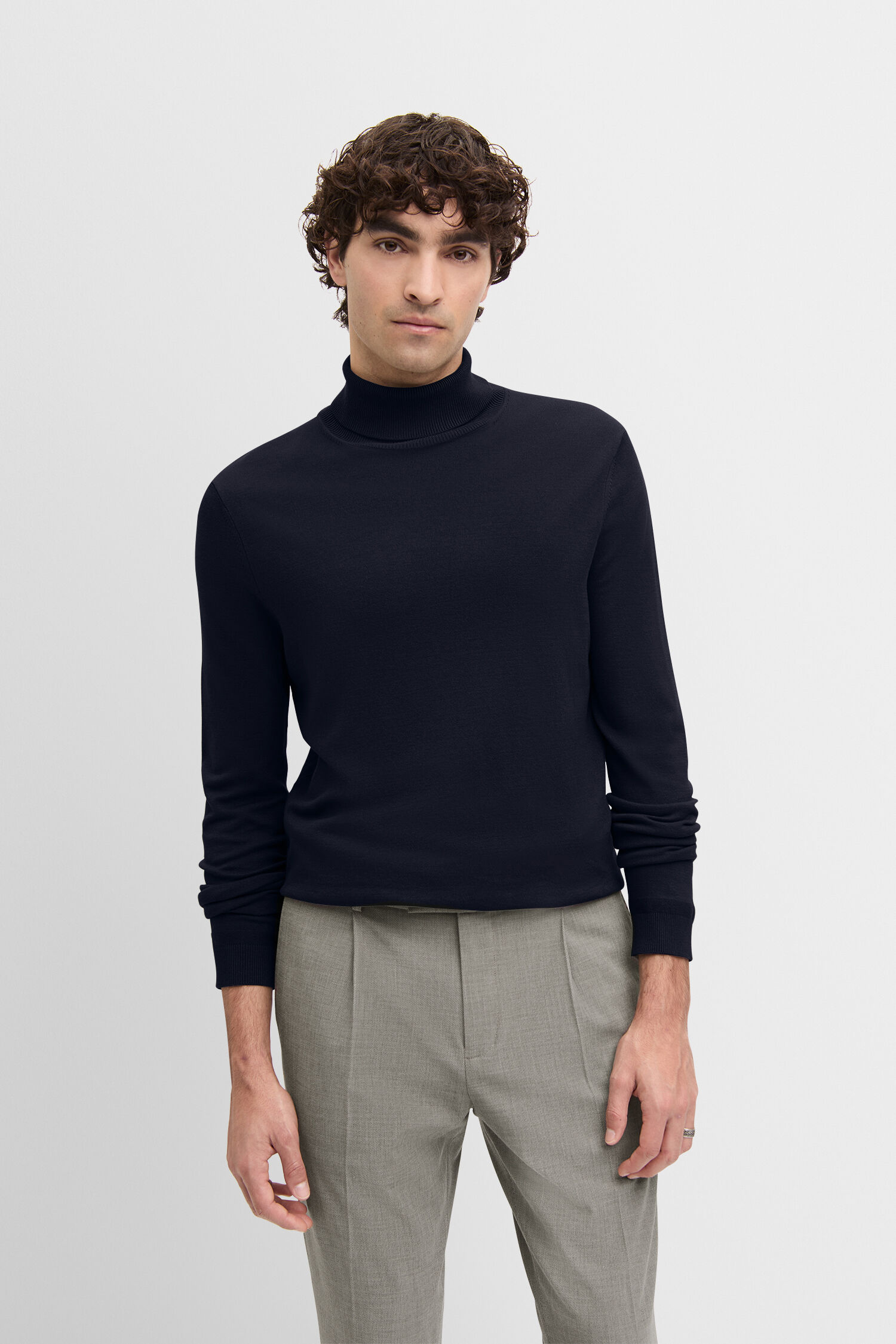 Langarm, Ärmel, Strickwaren, Pullover, Person - dunkelblau
