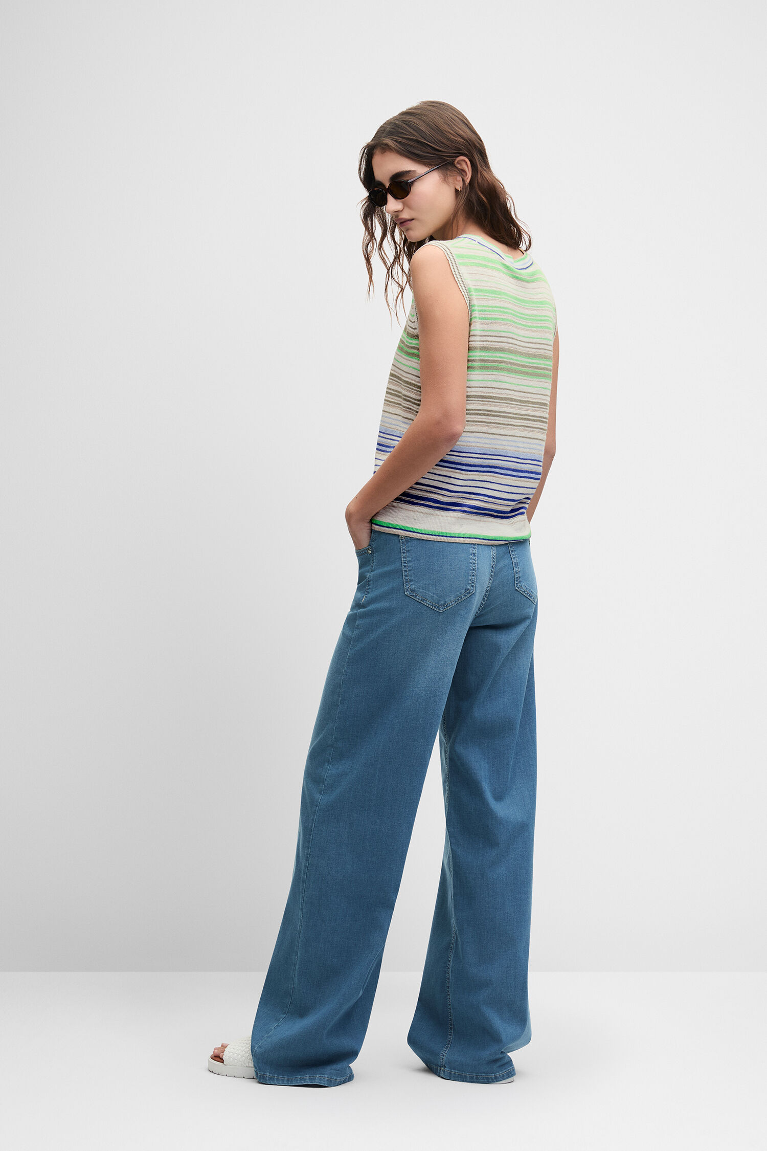 Stricktop, Gestreift, Weste, Sommershirt, Sommerlook