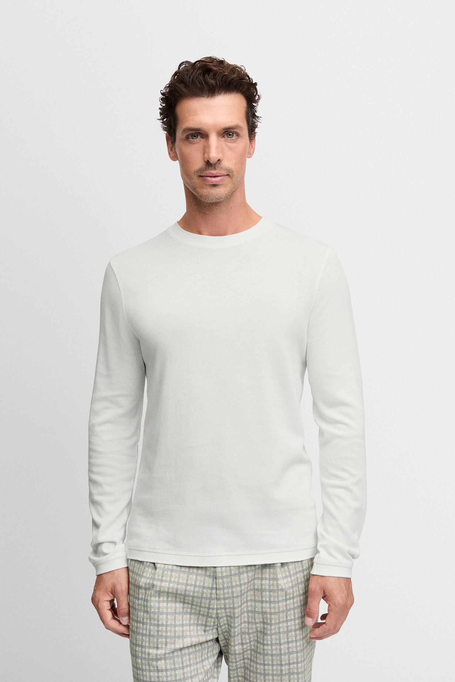 Langarm, Ärmel, T-Shirt, Mann, Person