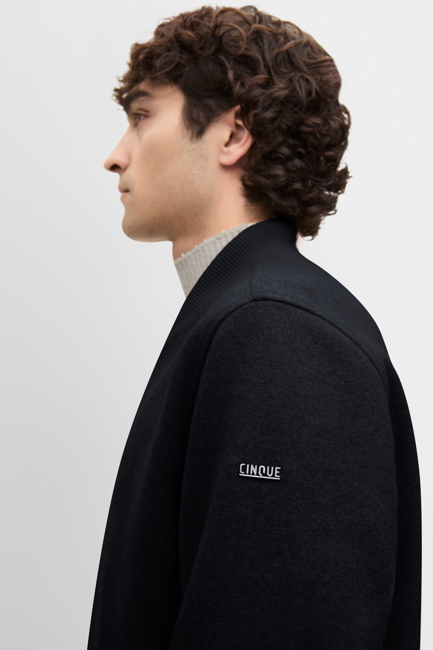 Mantel, Langarm, Fleece, Portrait, Anzug