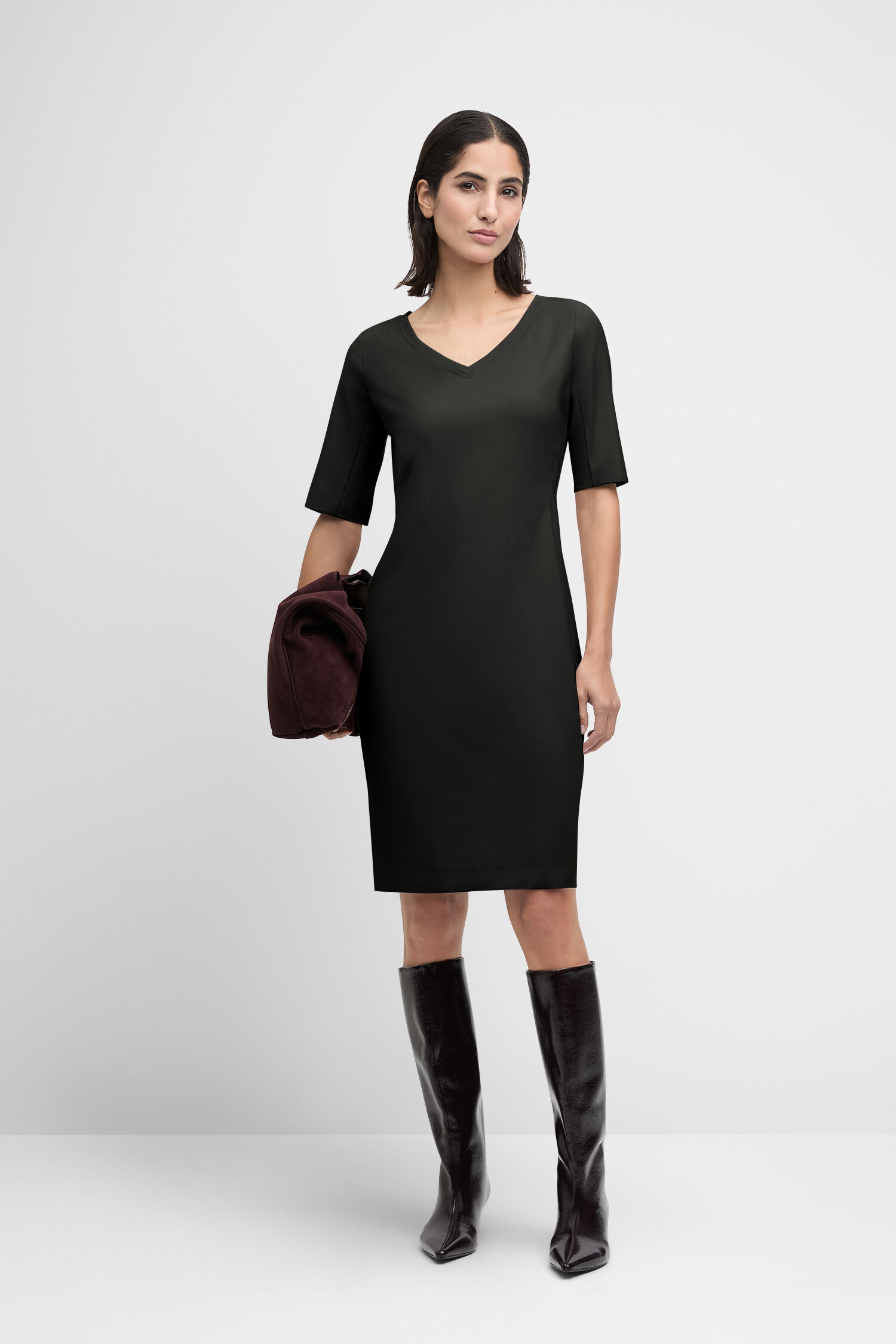 Langarm, Ärmel, Kleid, Person, Frau